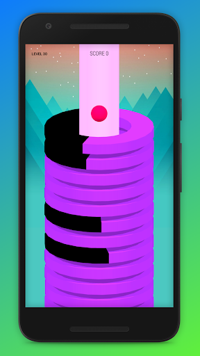 اسکرین شات 6 بازی Stack Spiral Jump and Fall Ball