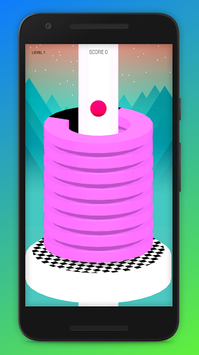 اسکرین شات 2 بازی Stack Spiral Jump and Fall Ball