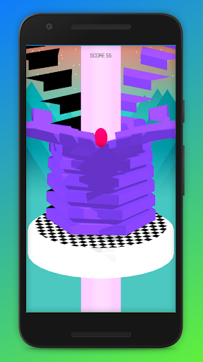 اسکرین شات 3 بازی Stack Spiral Jump and Fall Ball