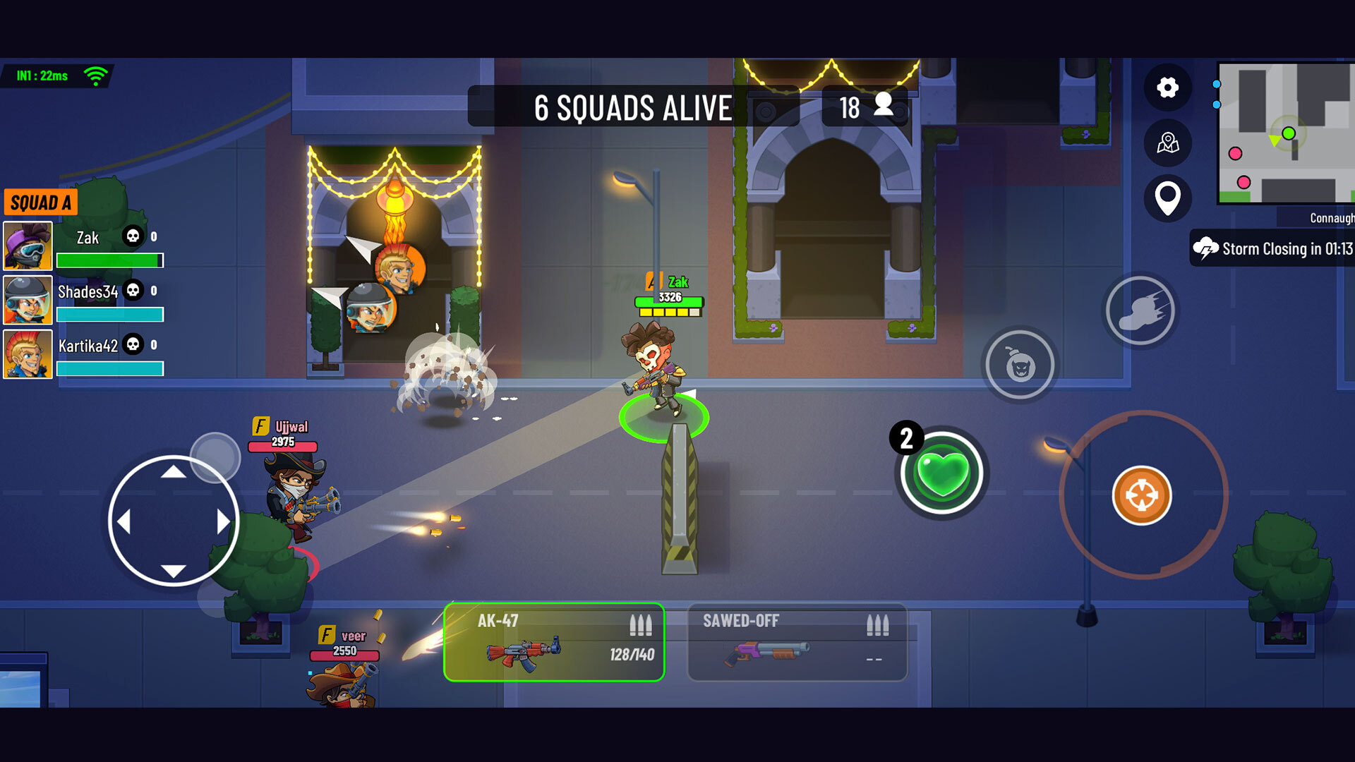 اسکرین شات 8 بازی Battle Stars: 4v4 TDM & BR