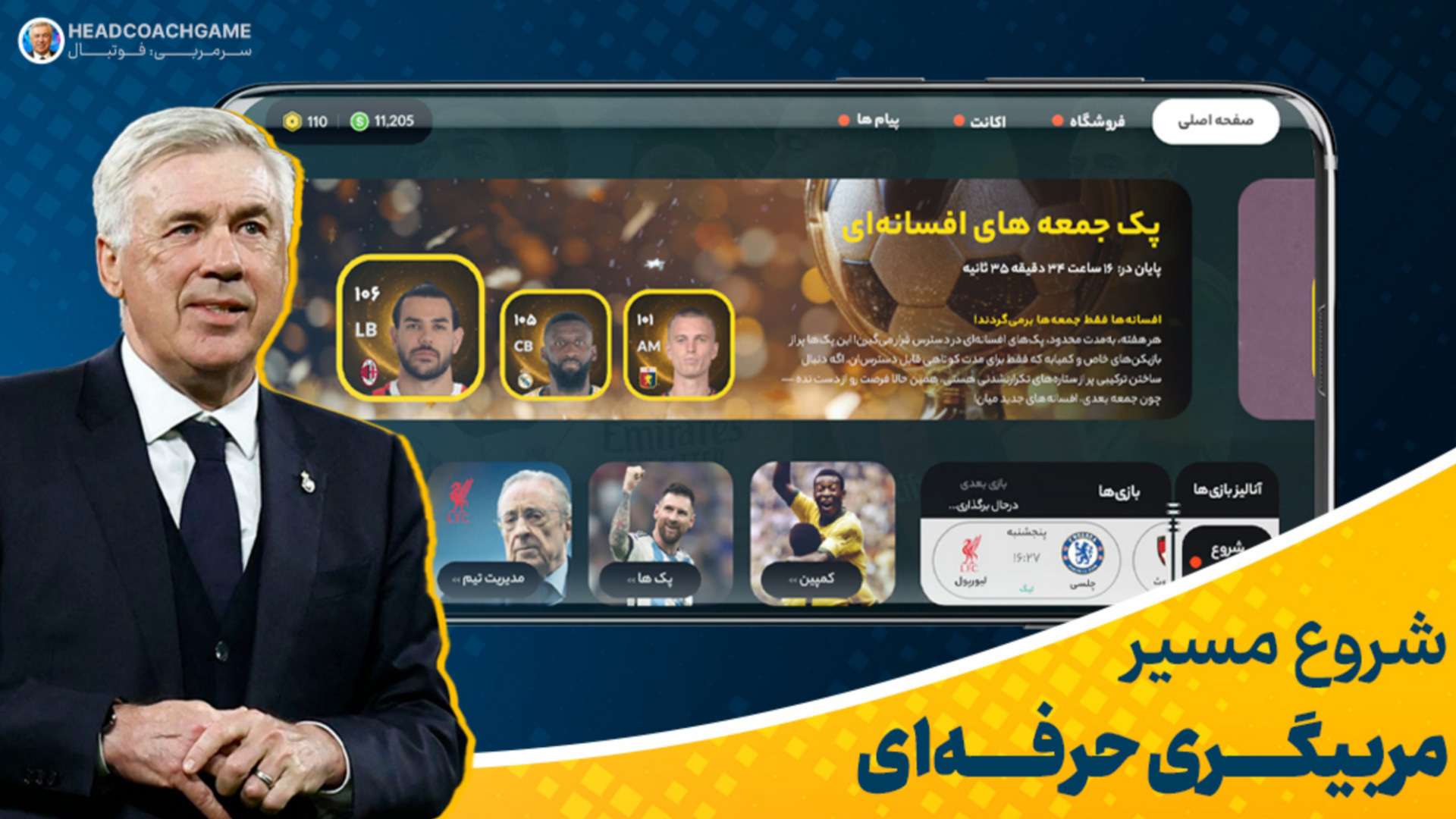 اسکرین شات 1 بازی سرمربی: فوتبال