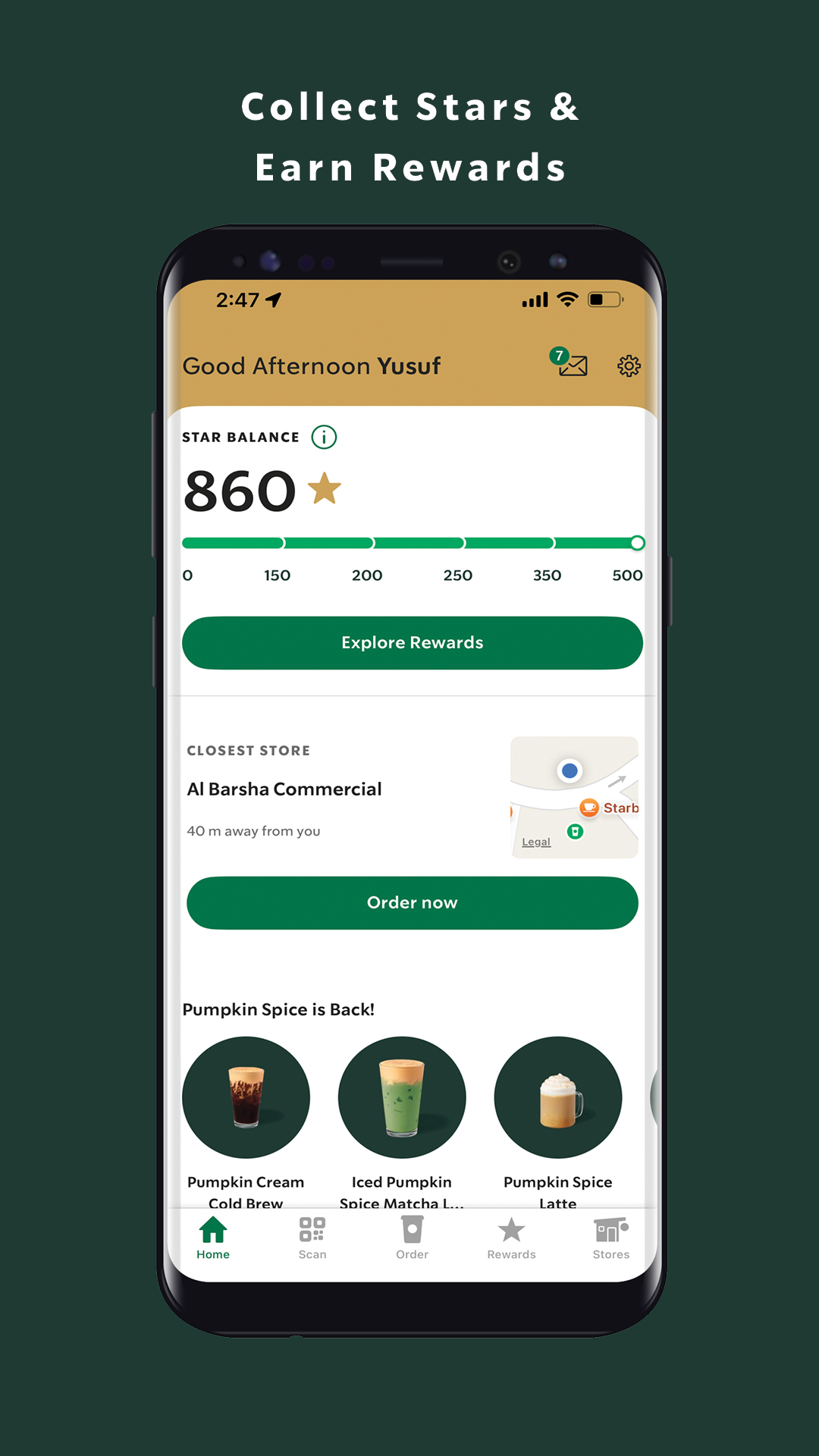 اسکرین شات 1 برنامه Starbucks UAE