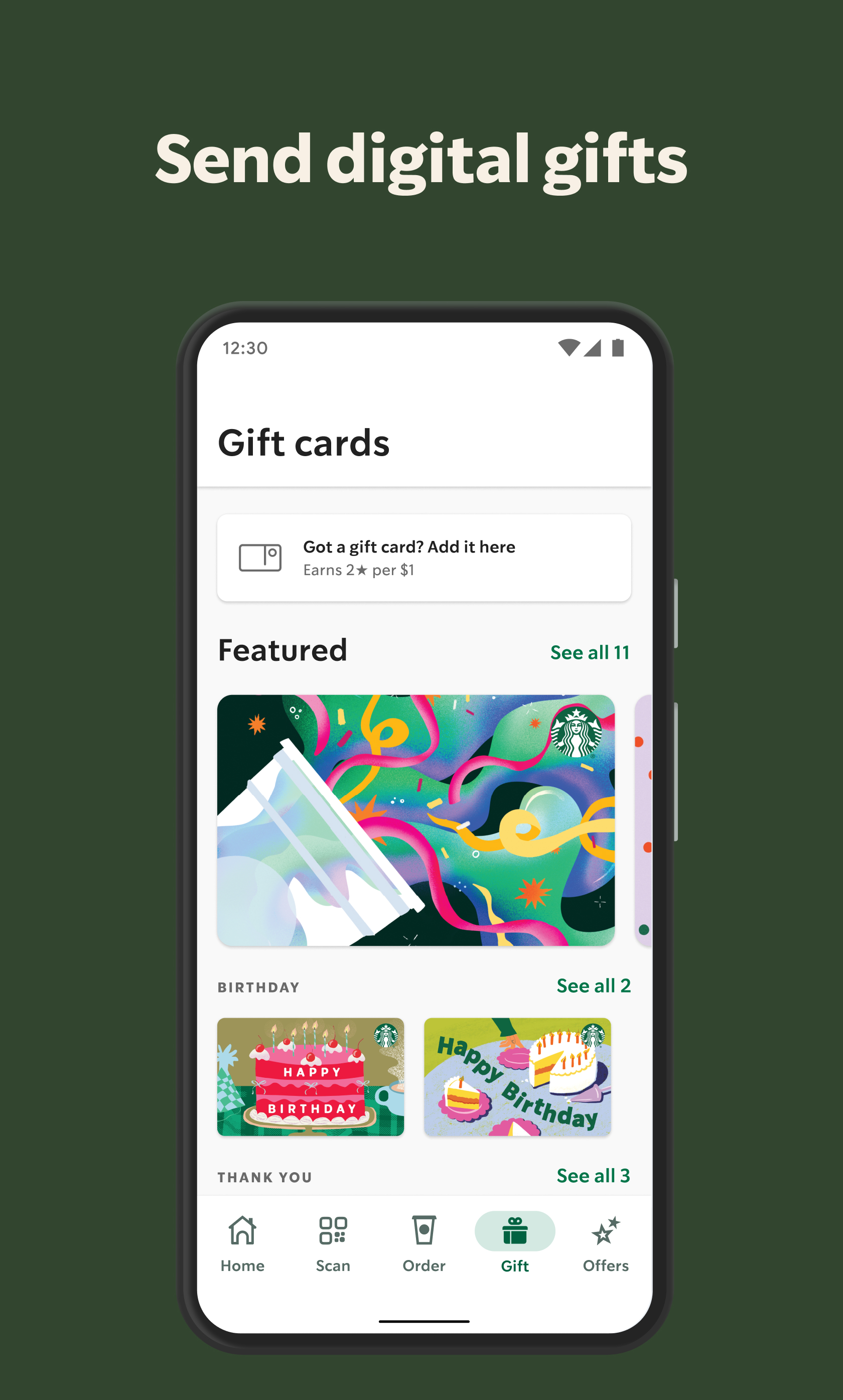 اسکرین شات 6 برنامه Starbucks