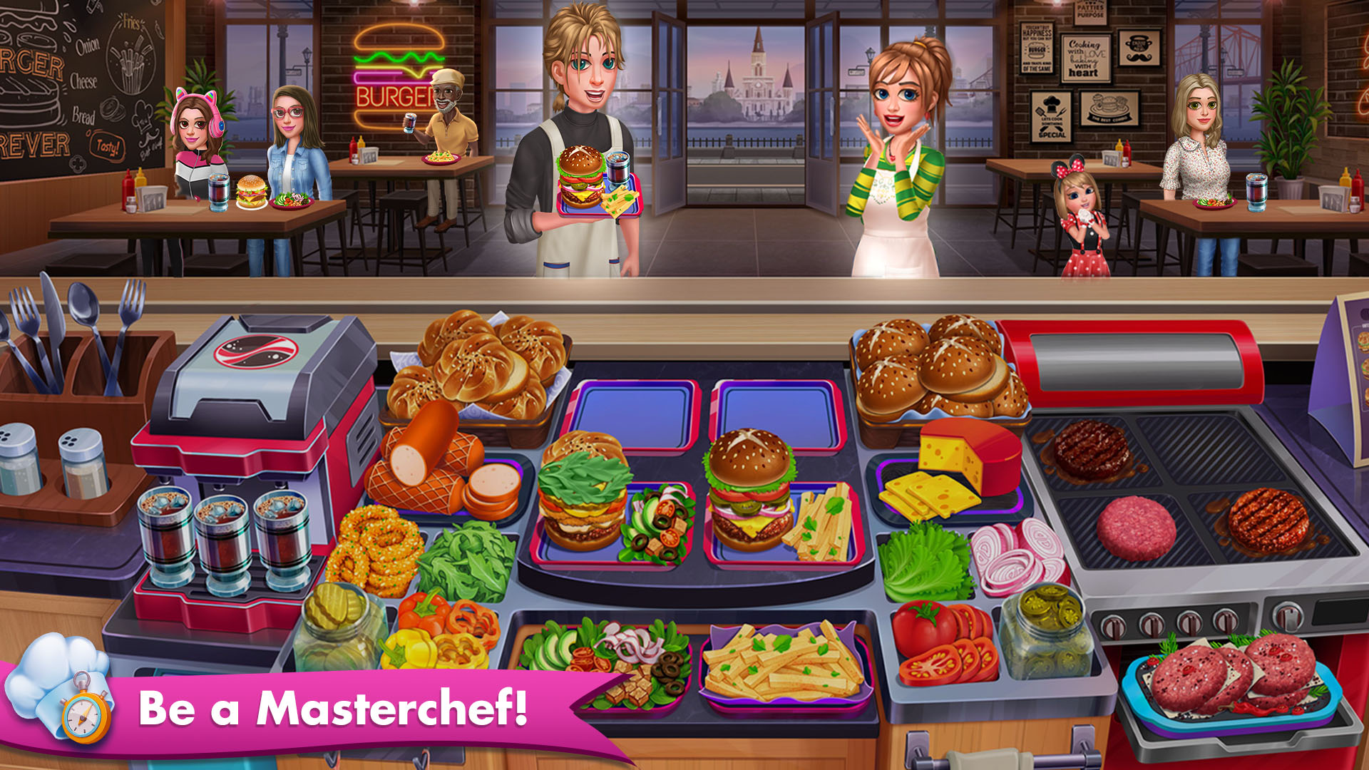اسکرین شات 1 بازی Cooking Channel: Chef Games