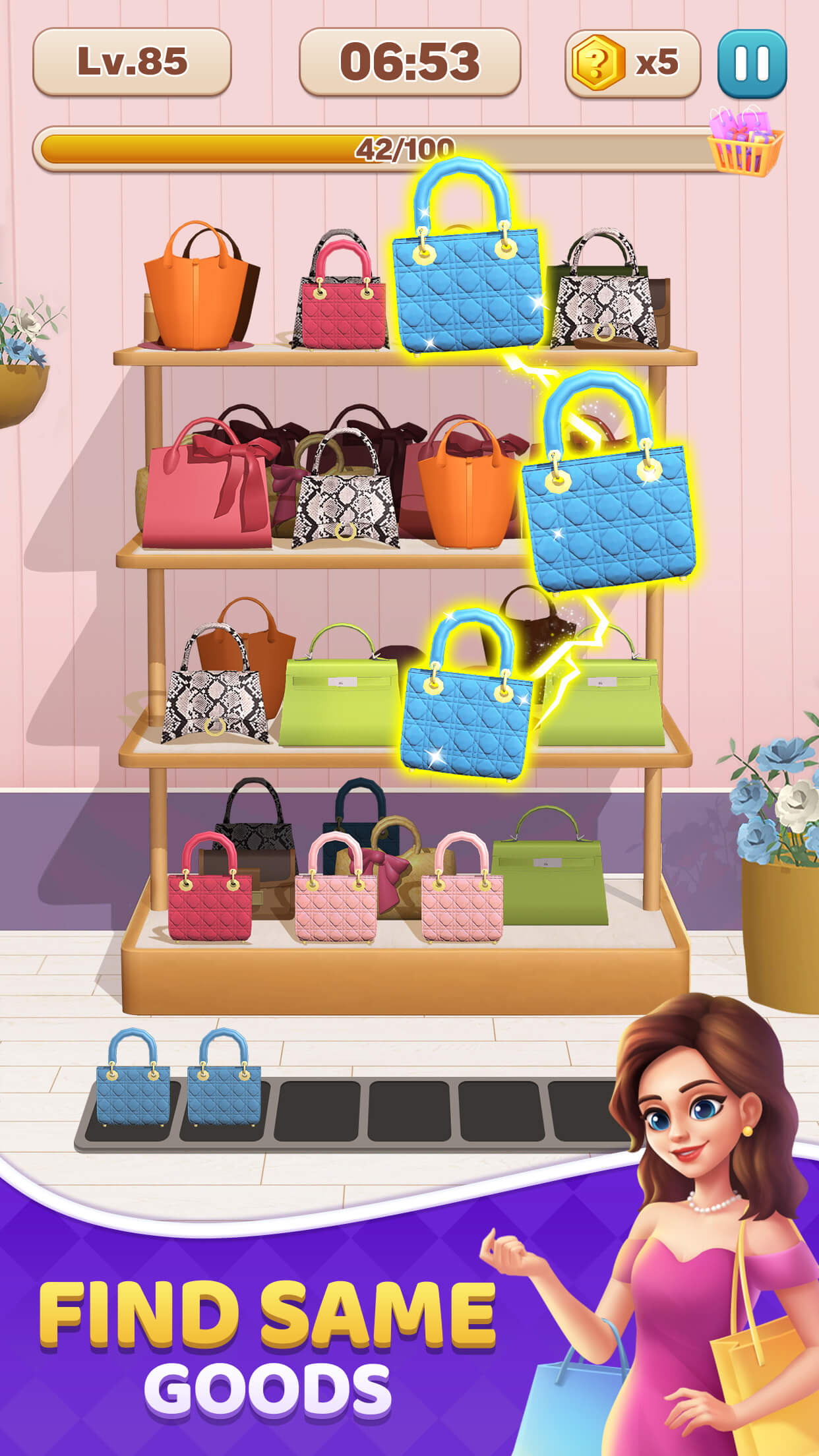 اسکرین شات 3 بازی Triple Match 3D: perfect goods