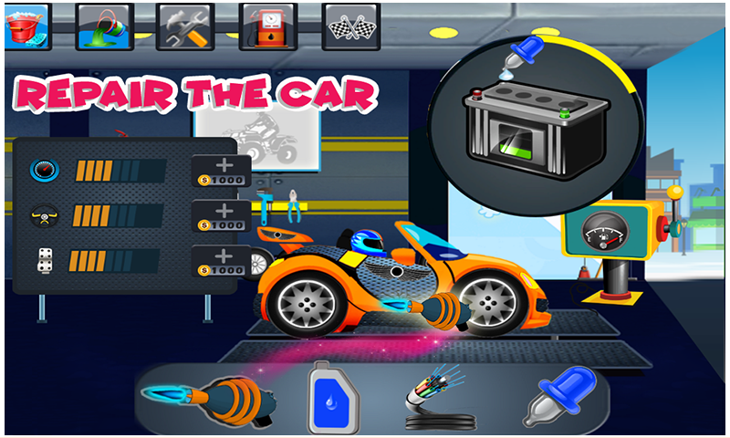 اسکرین شات 3 بازی Build Crazy Cars: Design Style