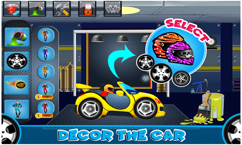 اسکرین شات 1 بازی Build Crazy Cars: Design Style