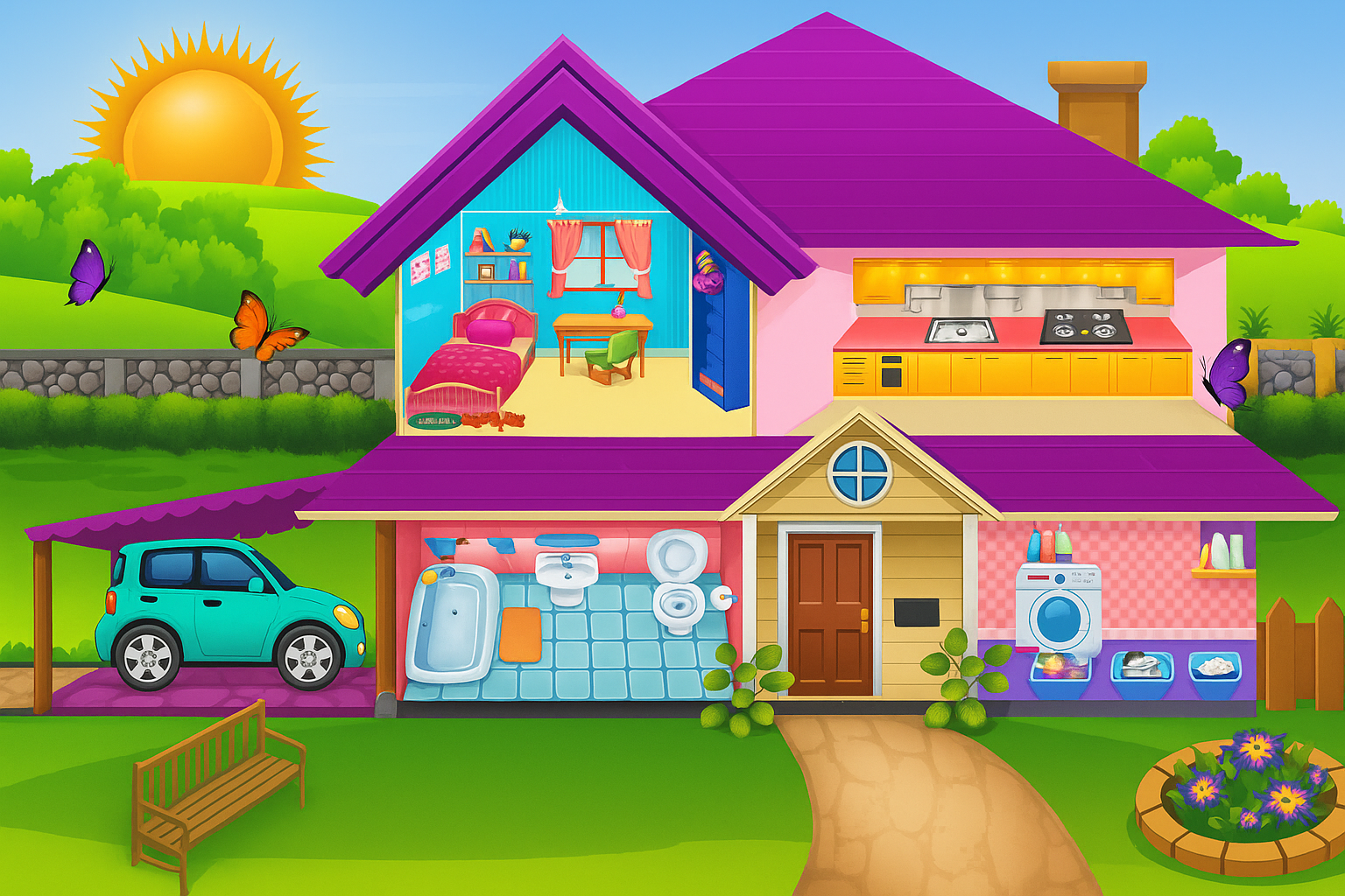اسکرین شات 5 بازی House Cleanup : Cleaning Games