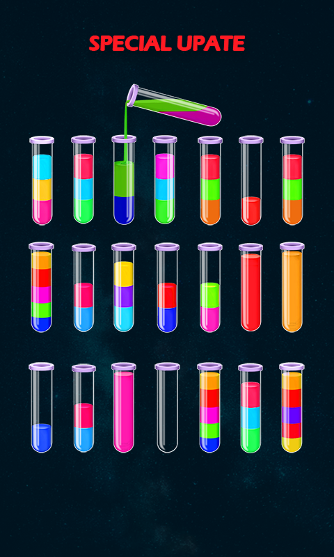 اسکرین شات 2 بازی Water Sort Puzzle: Color Fill