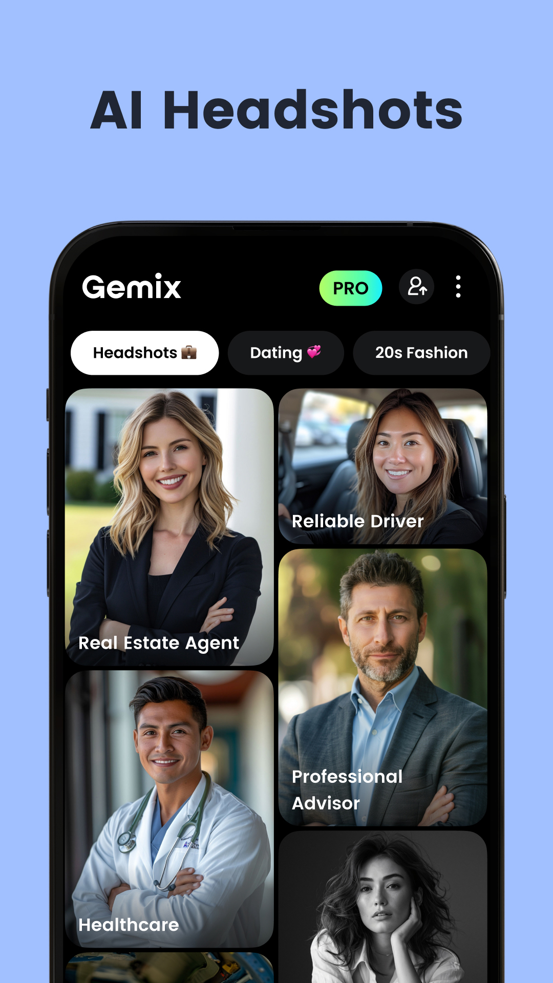 اسکرین شات 6 برنامه Gemix-AI Photo Generator