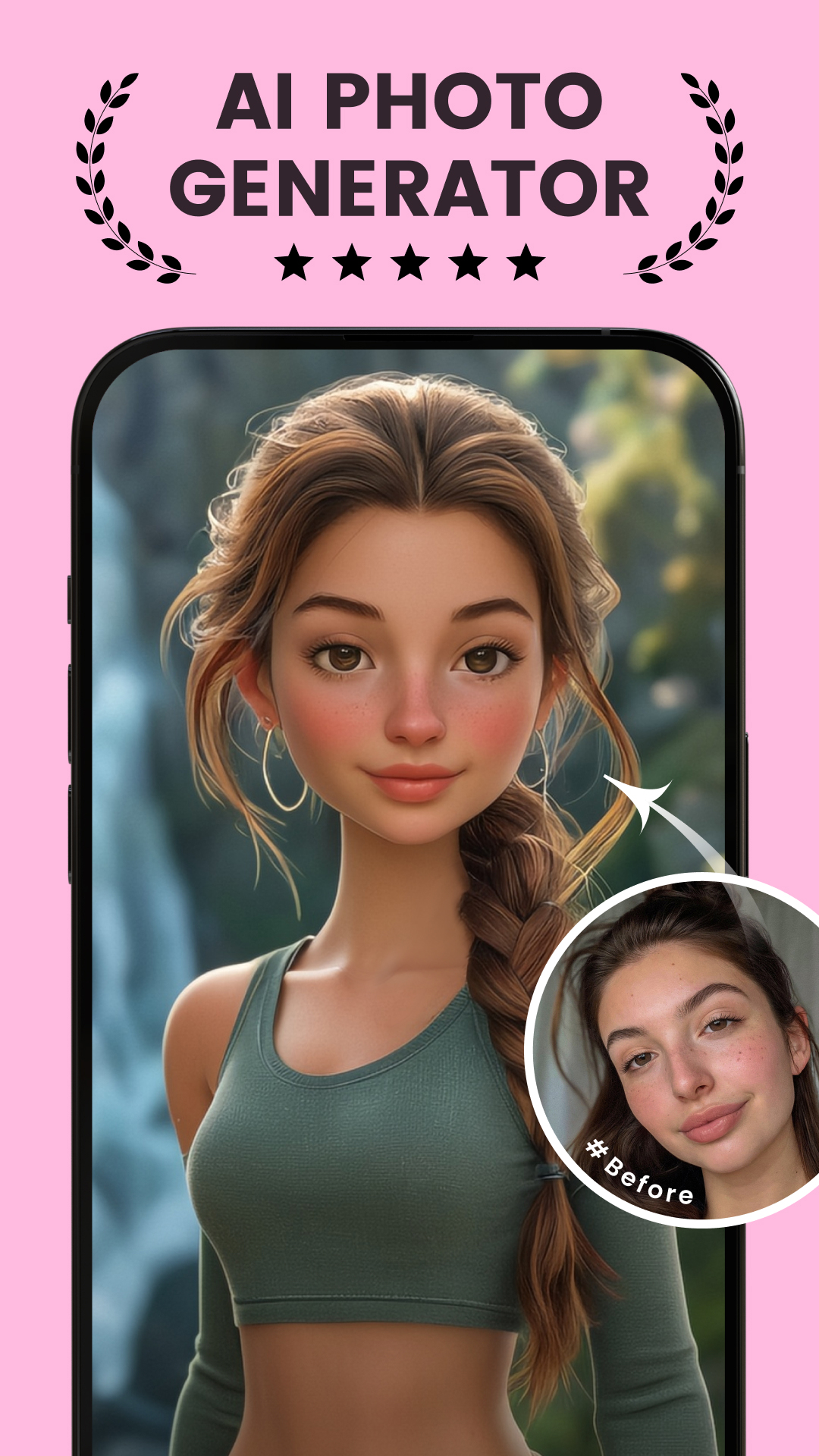 اسکرین شات 1 برنامه Gemix-AI Photo Generator