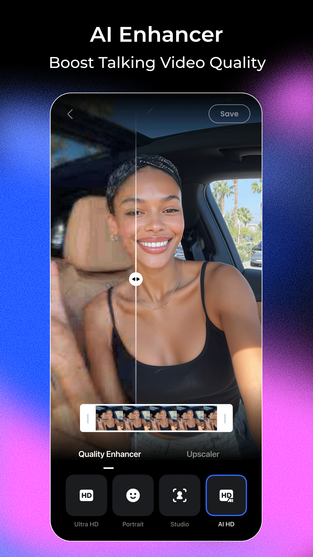 اسکرین شات 4 برنامه Vmake: AI Talking Video Editor