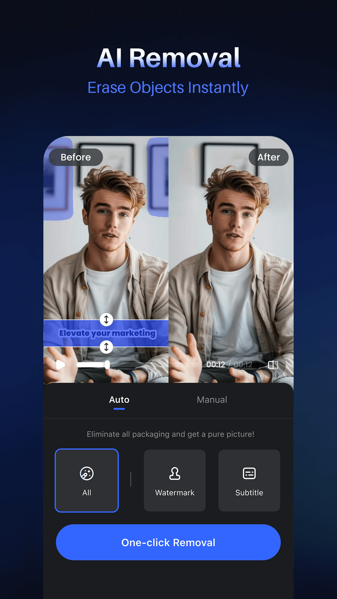 اسکرین شات 4 برنامه Vmake AI Captions