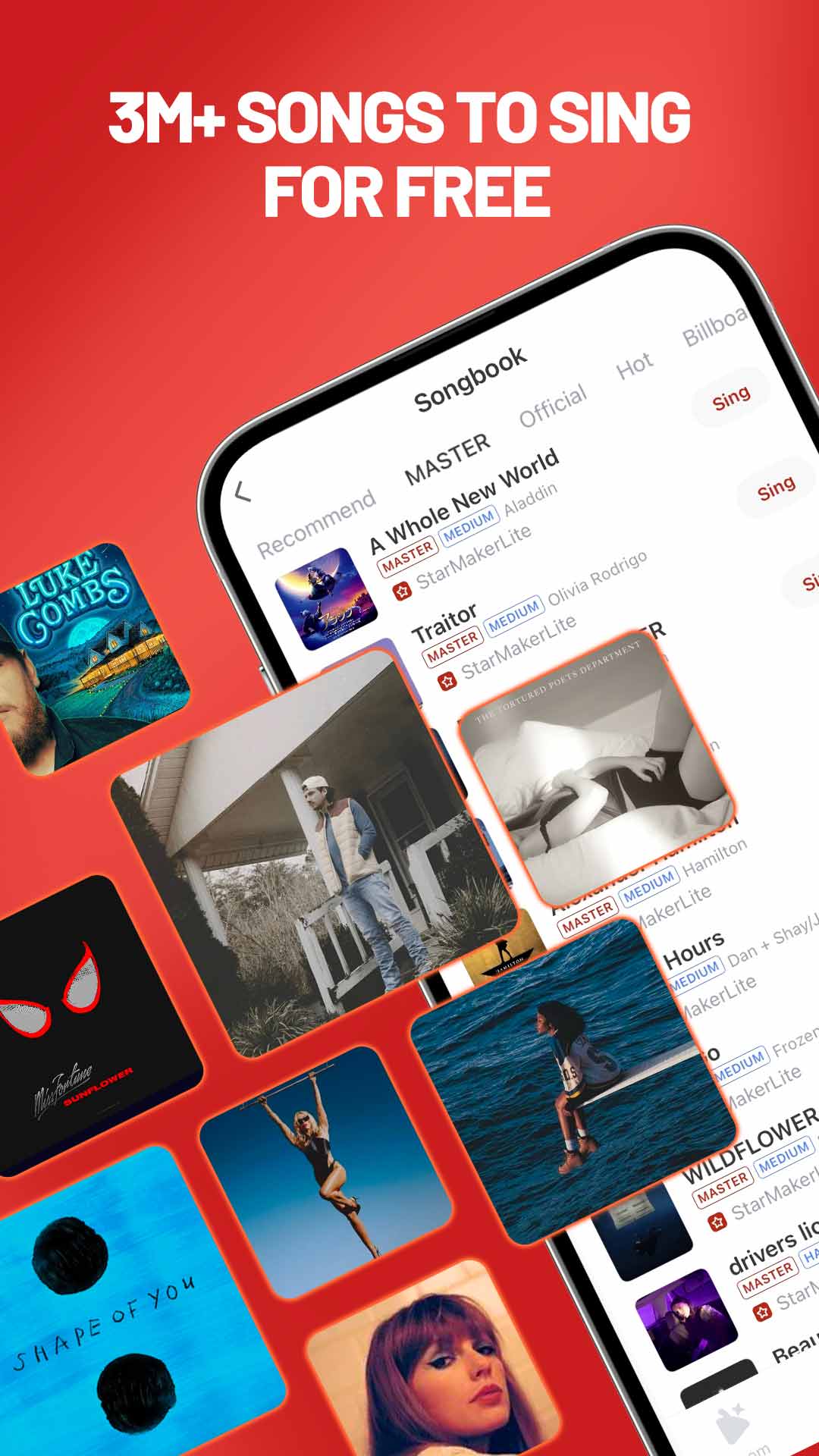 اسکرین شات 2 برنامه StarMaker Lite: Sing Karaoke