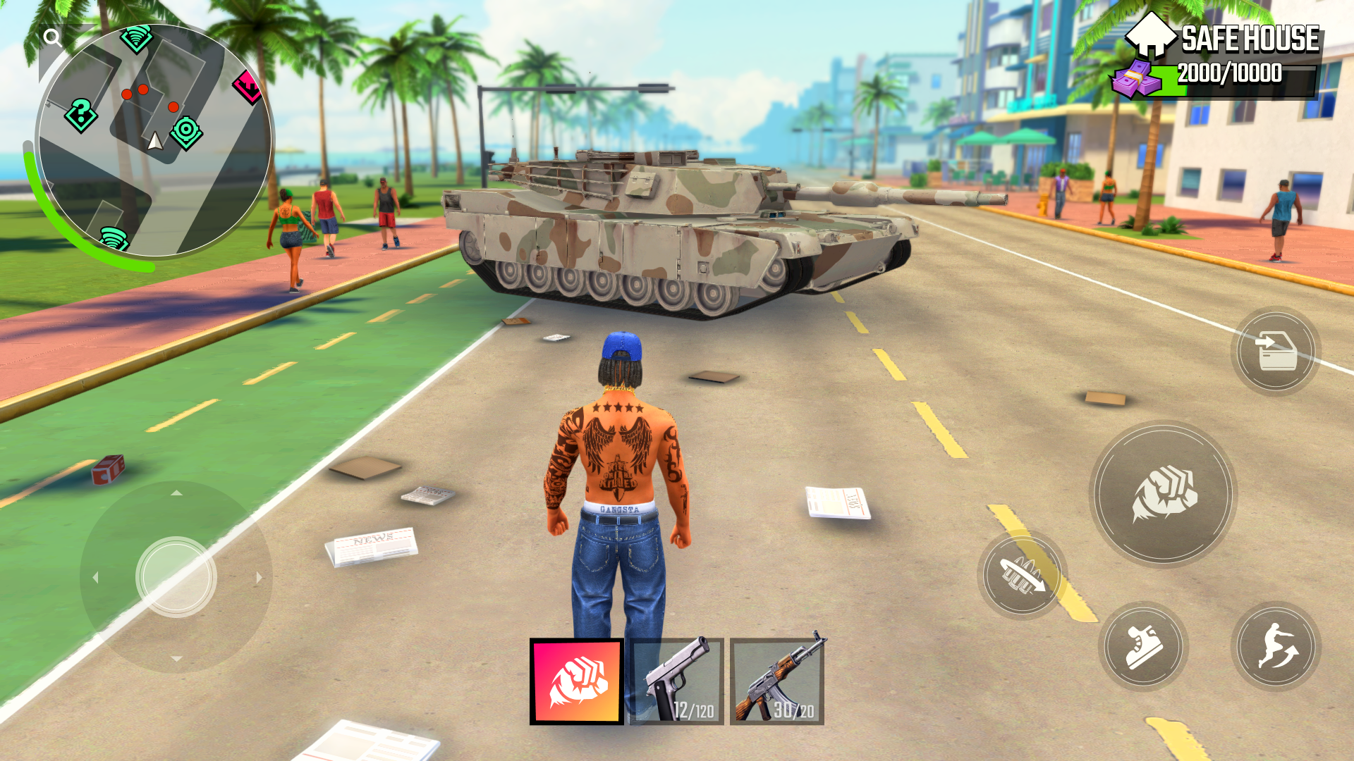 اسکرین شات 2 بازی Gangs Fighter: Vice Island