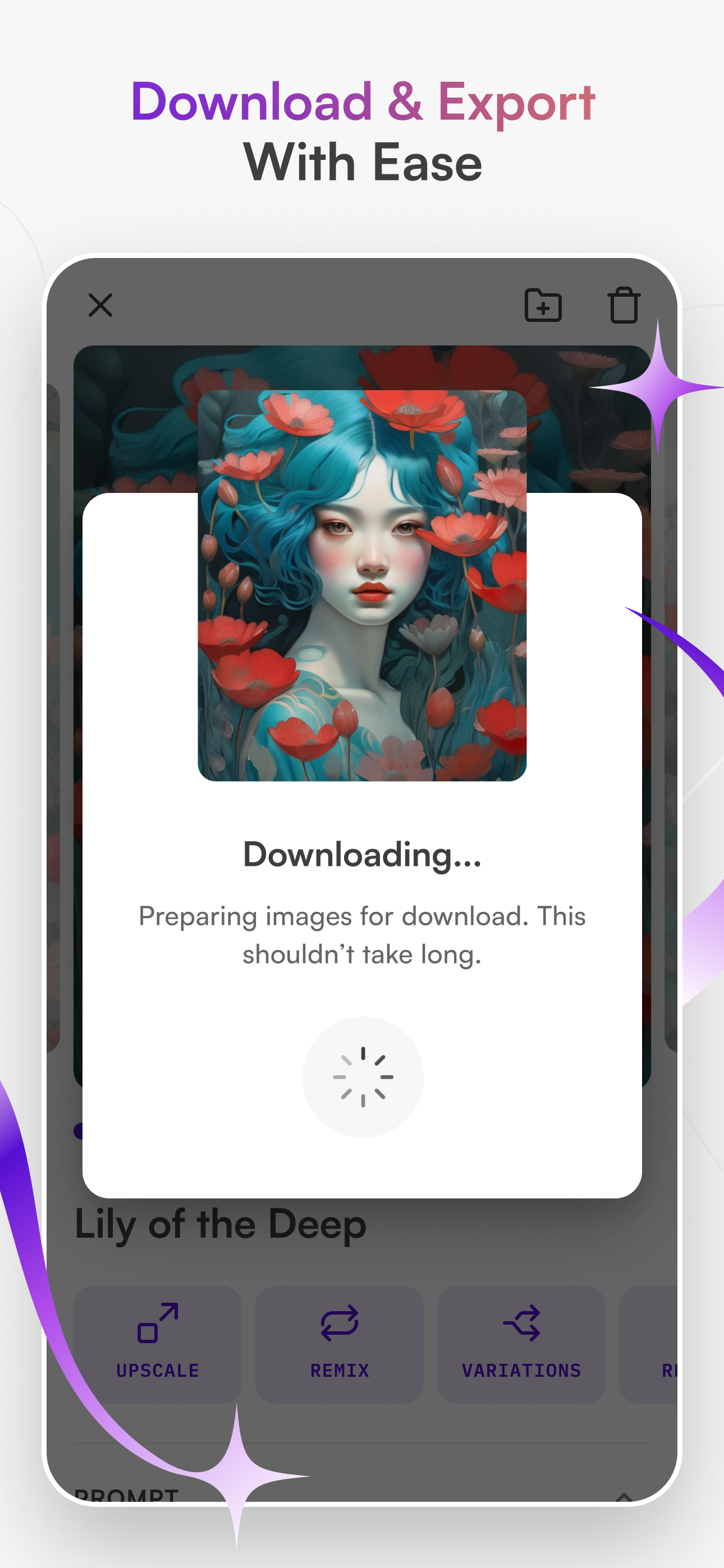 اسکرین شات 7 برنامه starryai - AI Art Generator