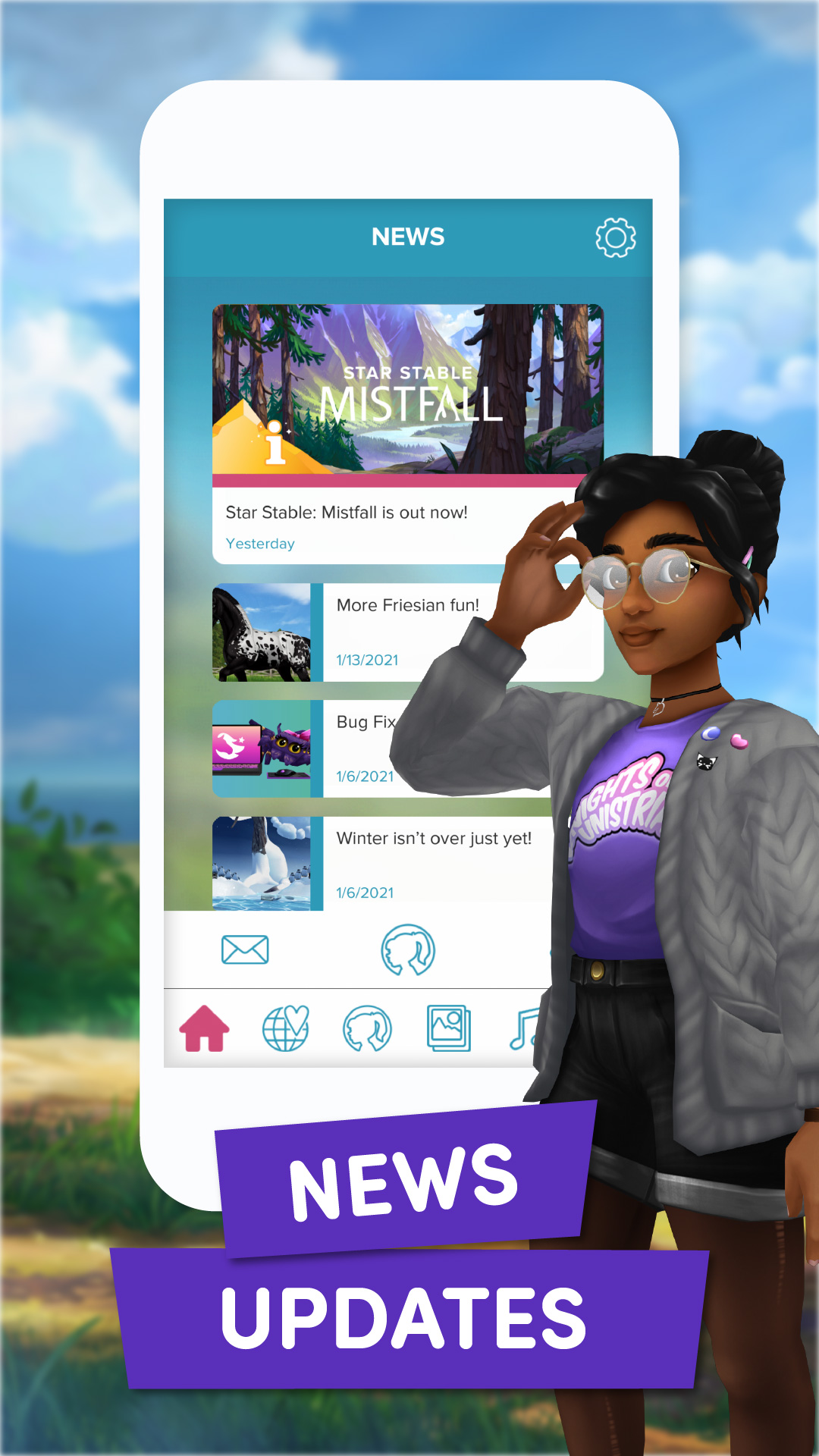 اسکرین شات 3 برنامه Star Stable Friends