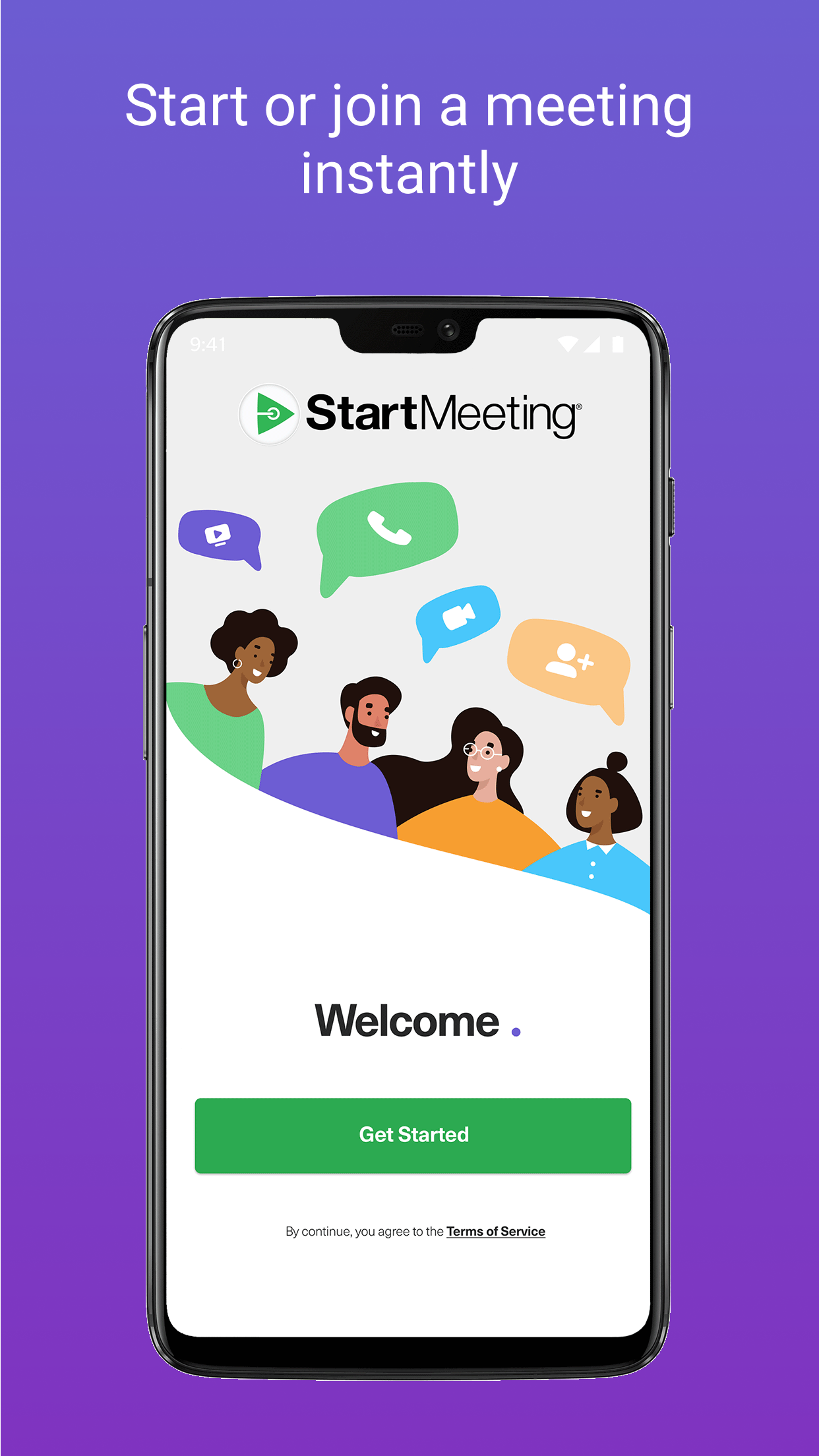اسکرین شات 2 برنامه Start Meeting