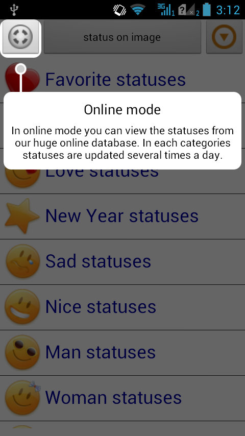 اسکرین شات 8 برنامه Statuses for all occasions