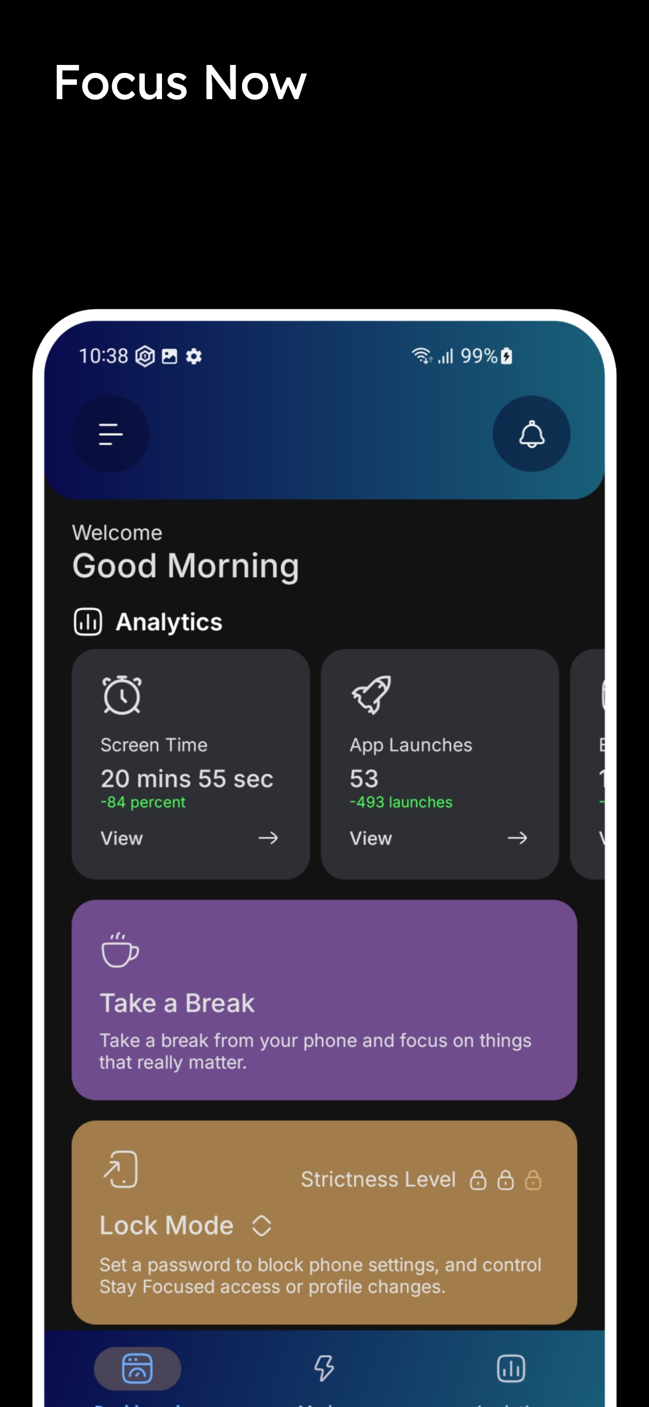 اسکرین شات 8 برنامه Stay Focused: Site/App Blocker