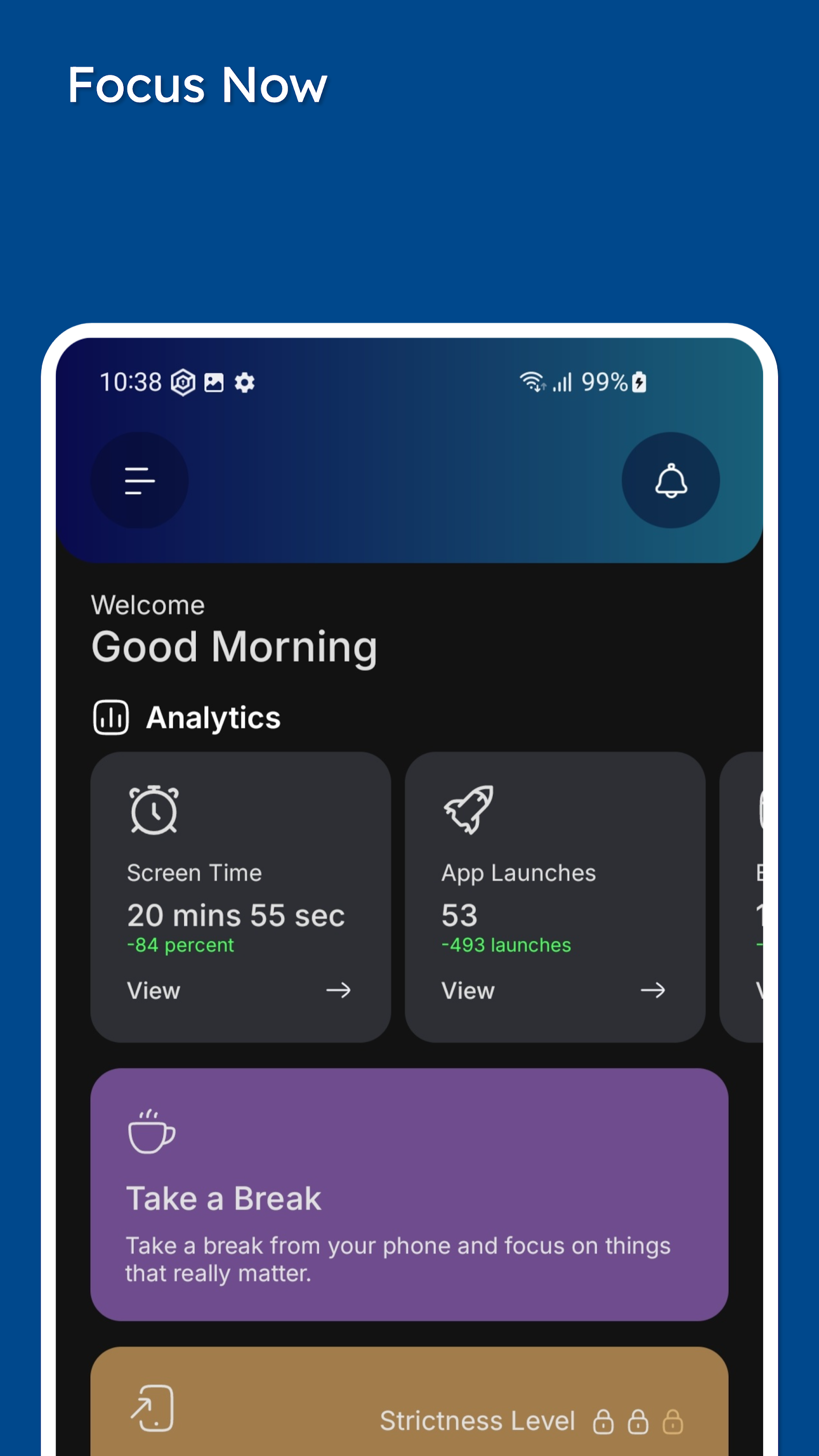 اسکرین شات 8 برنامه Stay Focused: Site/App Blocker