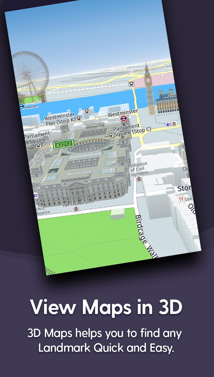 اسکرین شات 3 برنامه Offline Route Maps