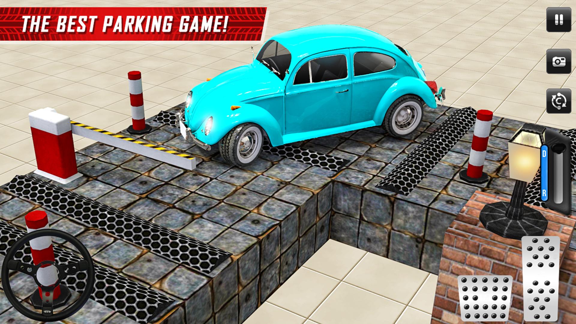 اسکرین شات 5 برنامه Classic Car Parking: Car Games