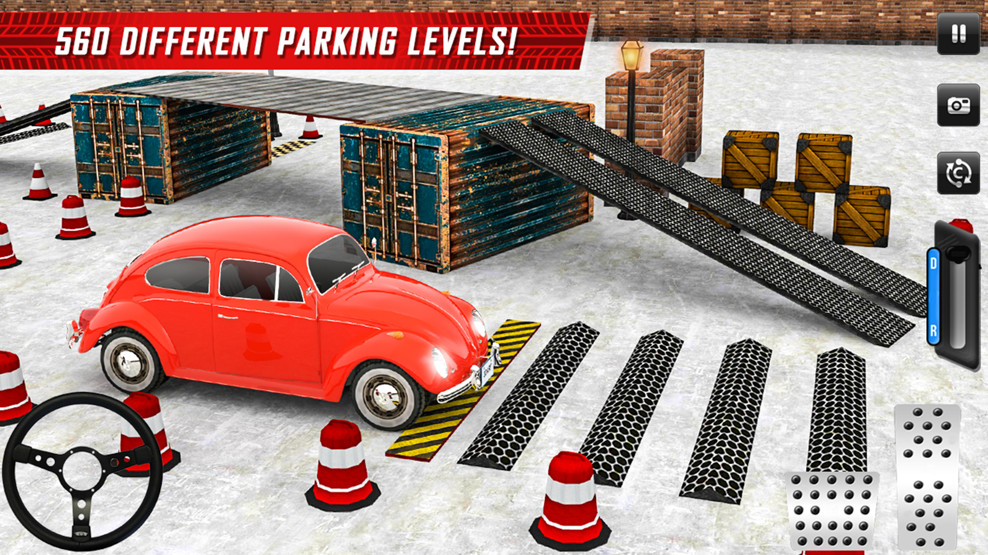 اسکرین شات 4 برنامه Classic Car Parking: Car Games