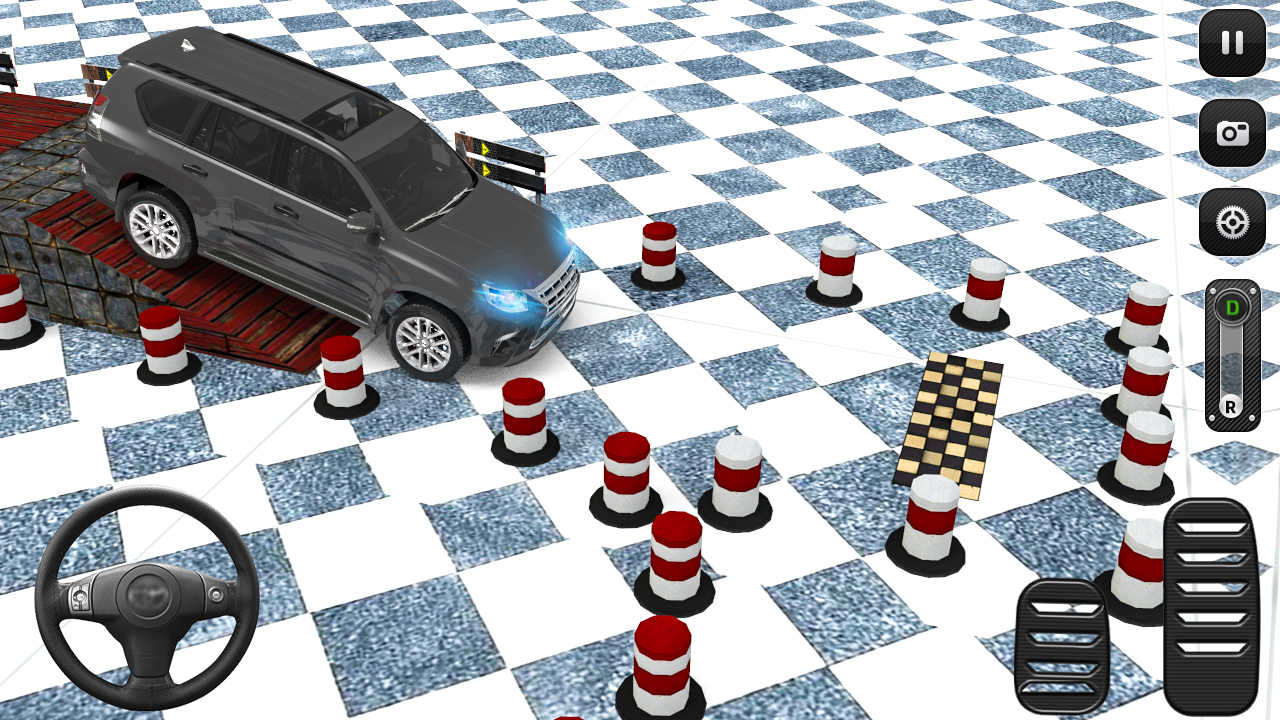 اسکرین شات 2 برنامه Prado Car Games Modern Parking