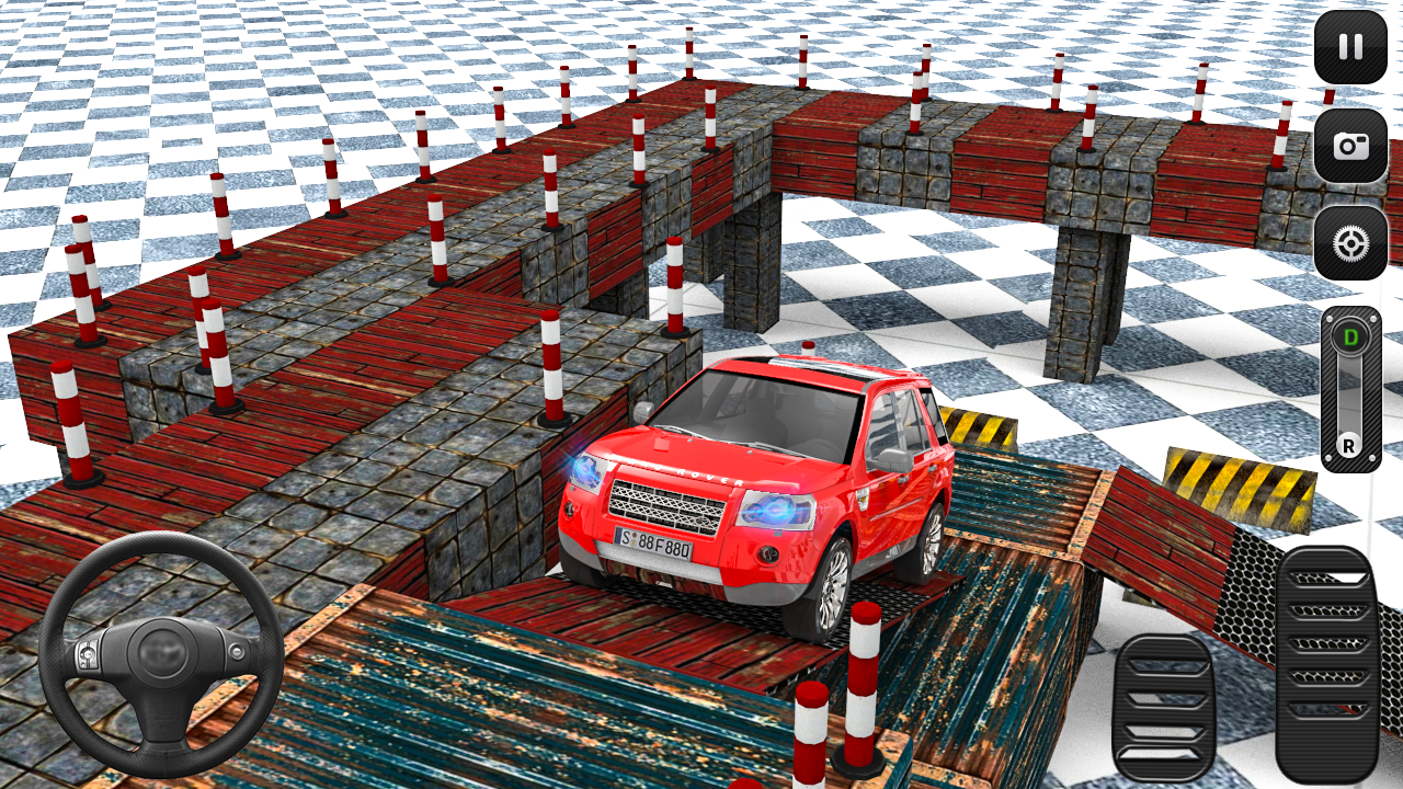 اسکرین شات 1 برنامه Prado Car Games Modern Parking
