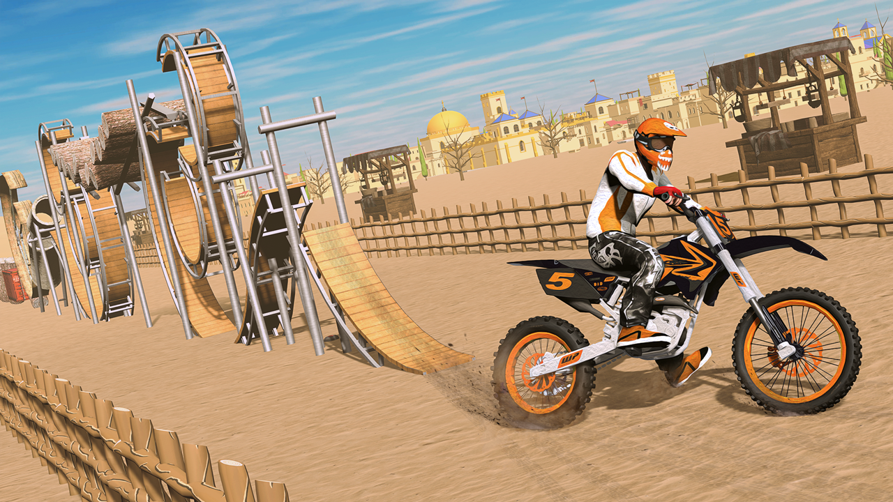 اسکرین شات 1 برنامه Bike Games: Stunt Racing Games