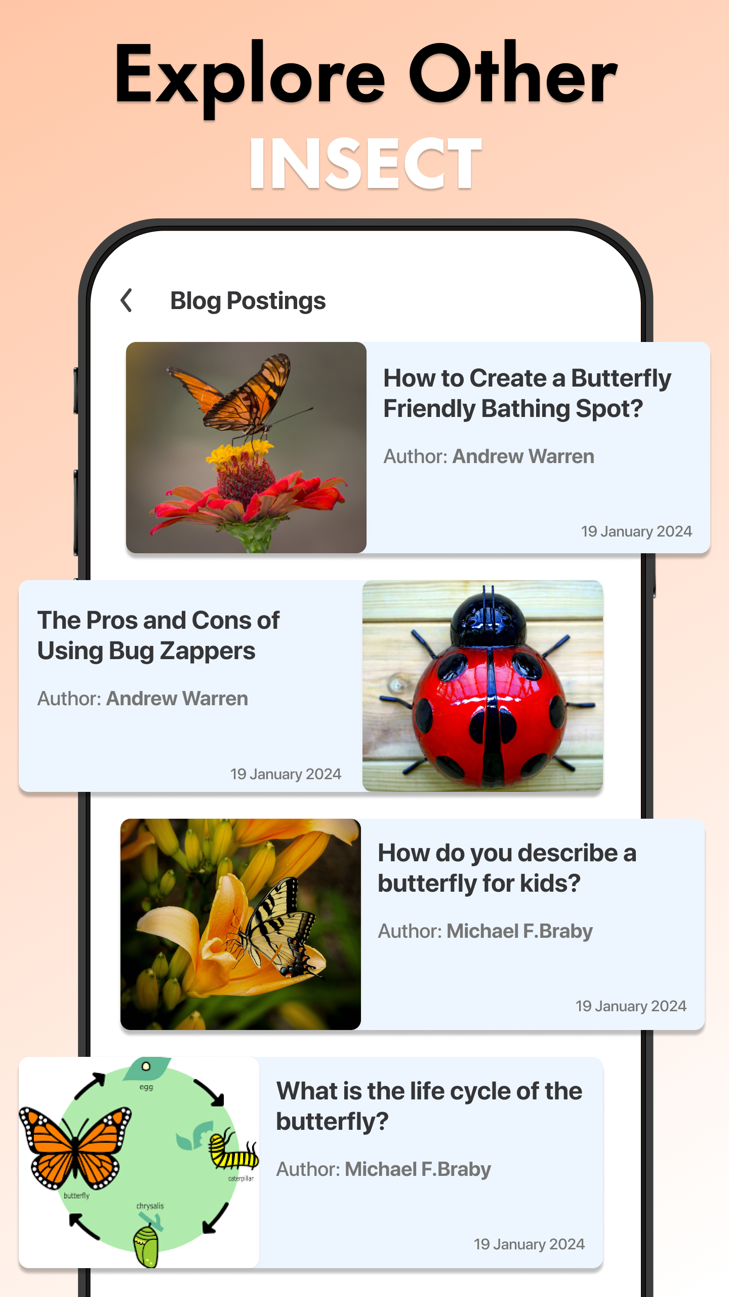 اسکرین شات 5 برنامه Bug Identifier AI: Insect ID
