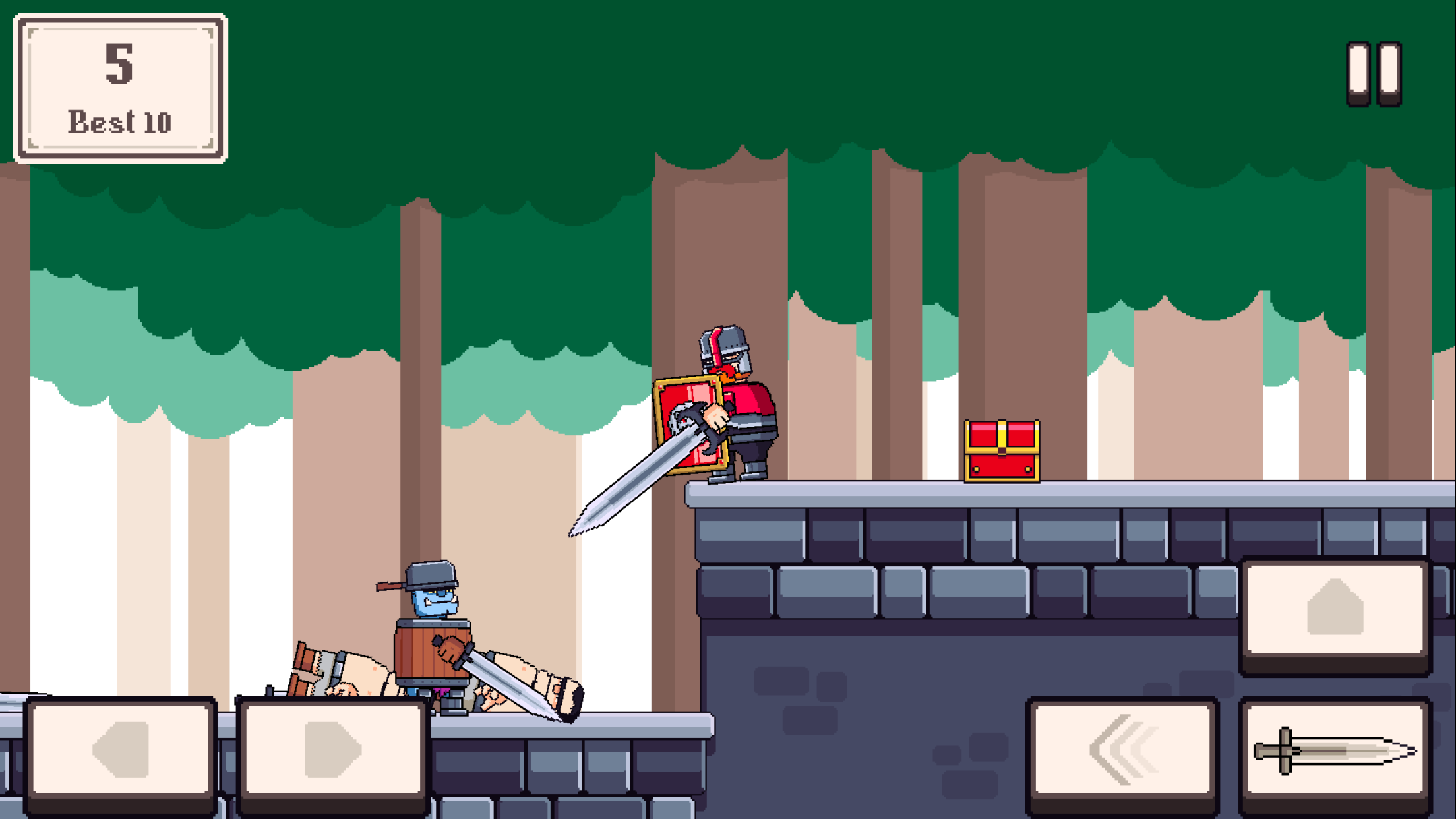 اسکرین شات 2 بازی Knight Brawl