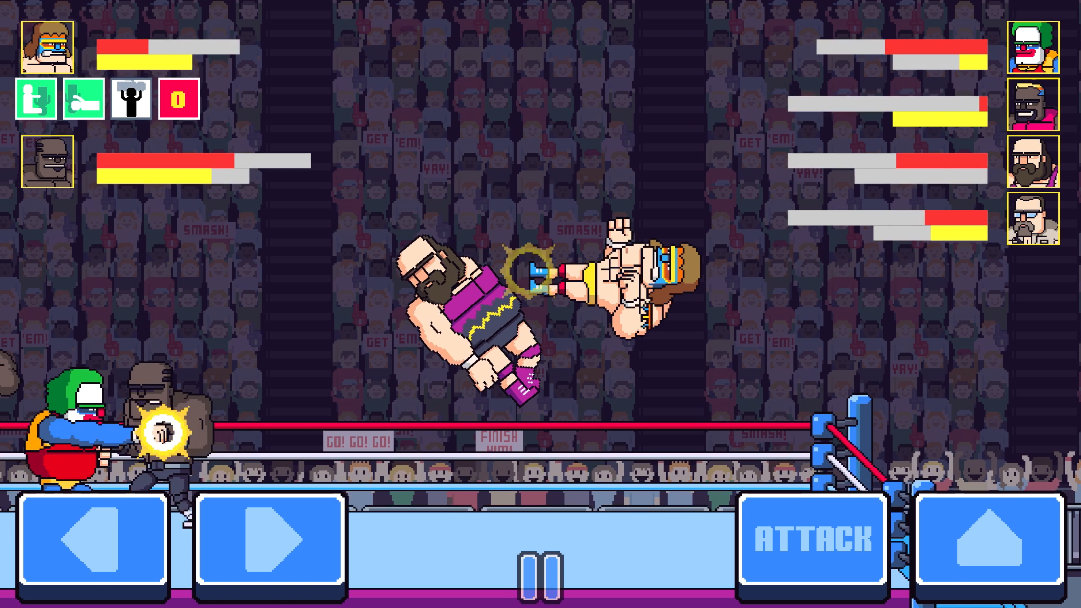 اسکرین شات 7 بازی Rowdy City Wrestling