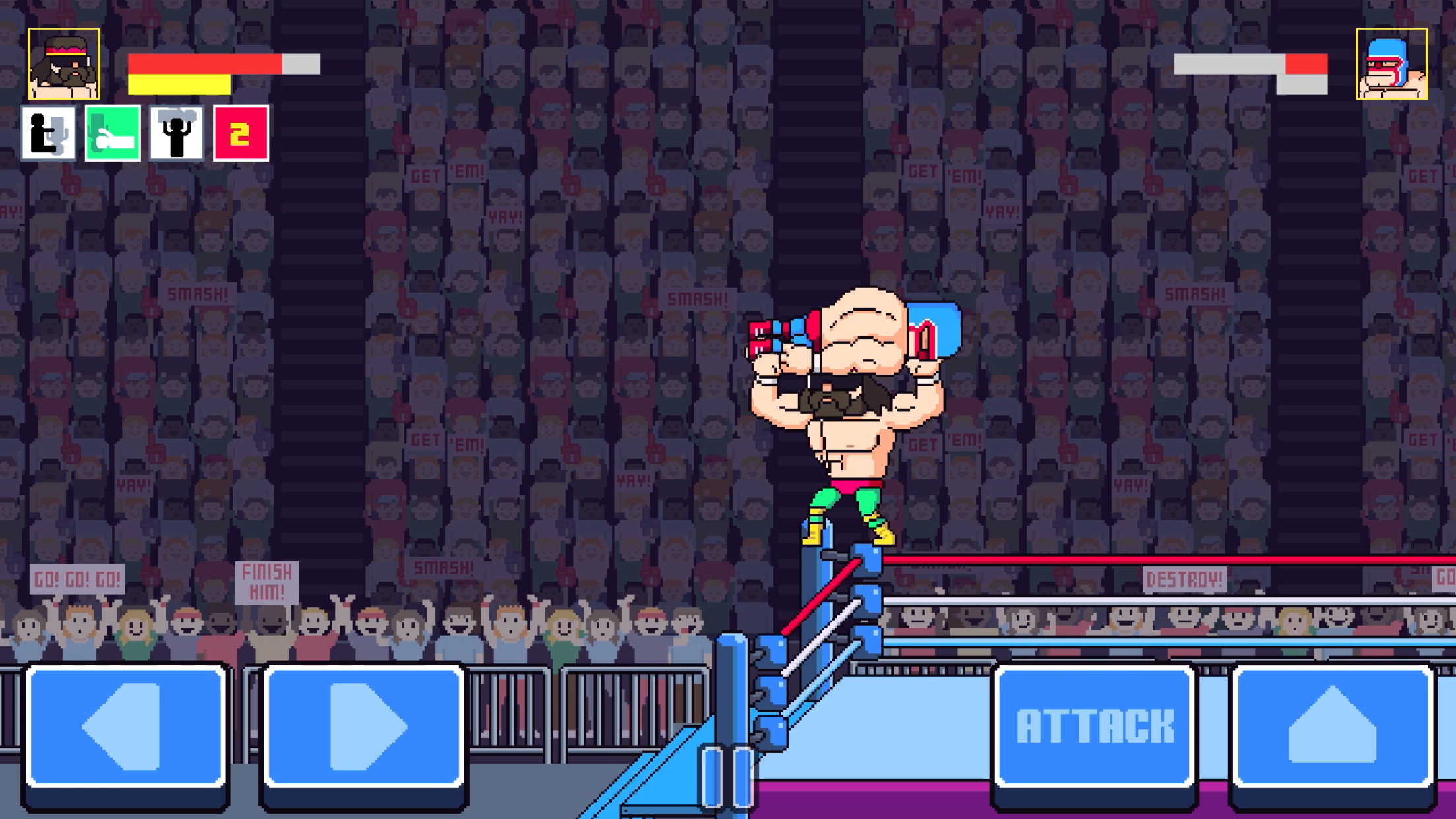 اسکرین شات 8 بازی Rowdy City Wrestling