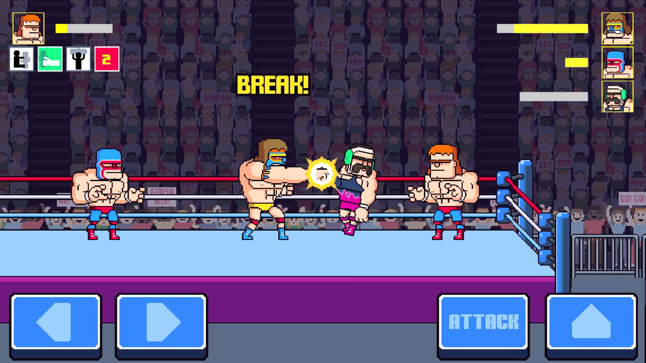 اسکرین شات 2 بازی Rowdy City Wrestling