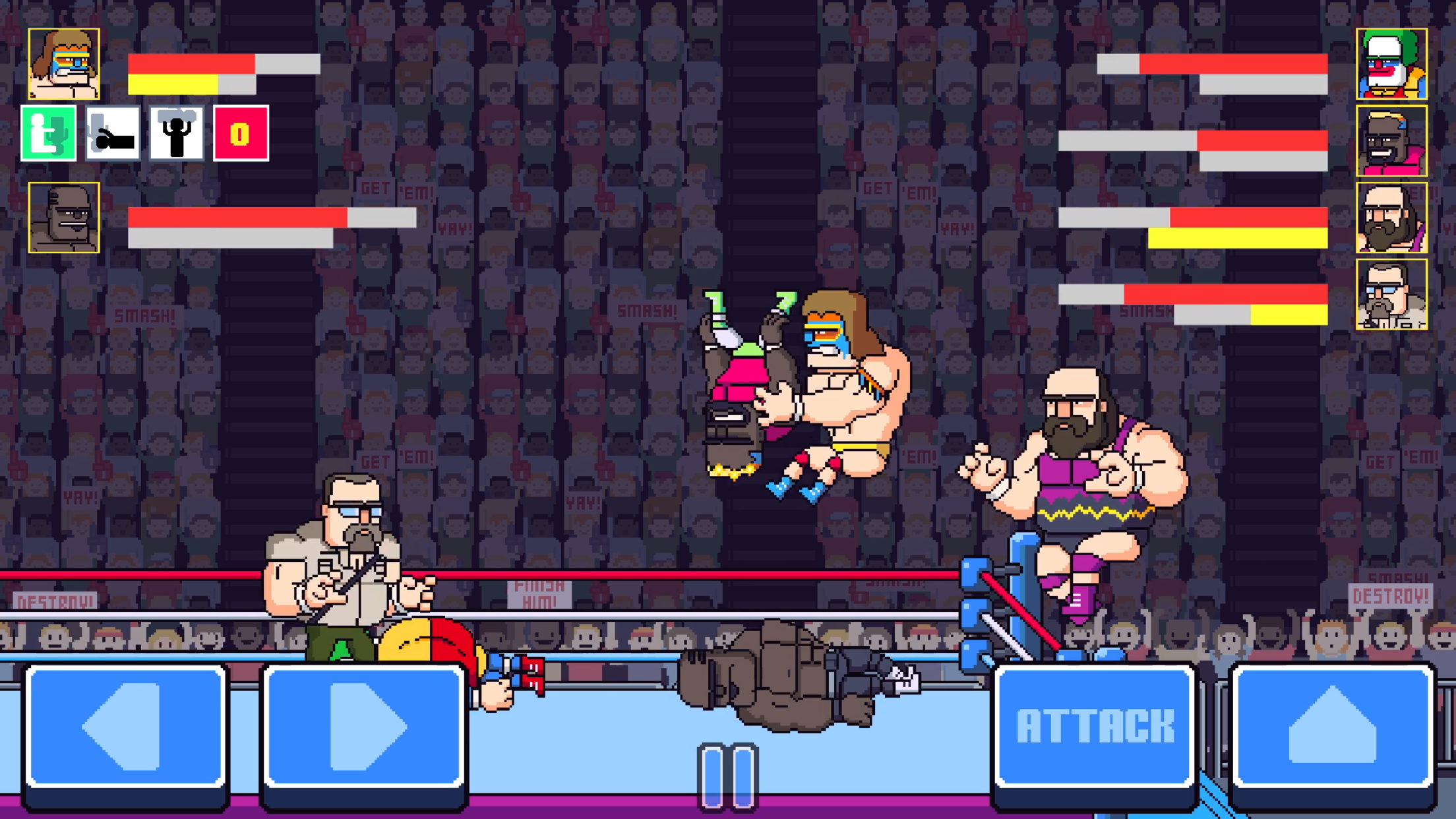 اسکرین شات 4 بازی Rowdy City Wrestling