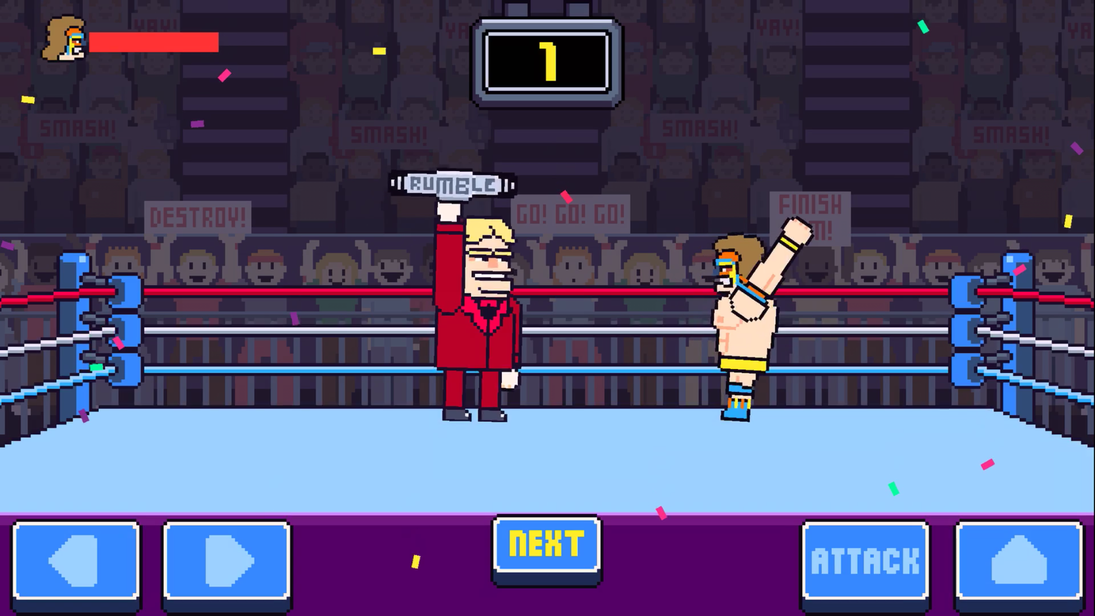 اسکرین شات 4 بازی Rowdy Wrestling