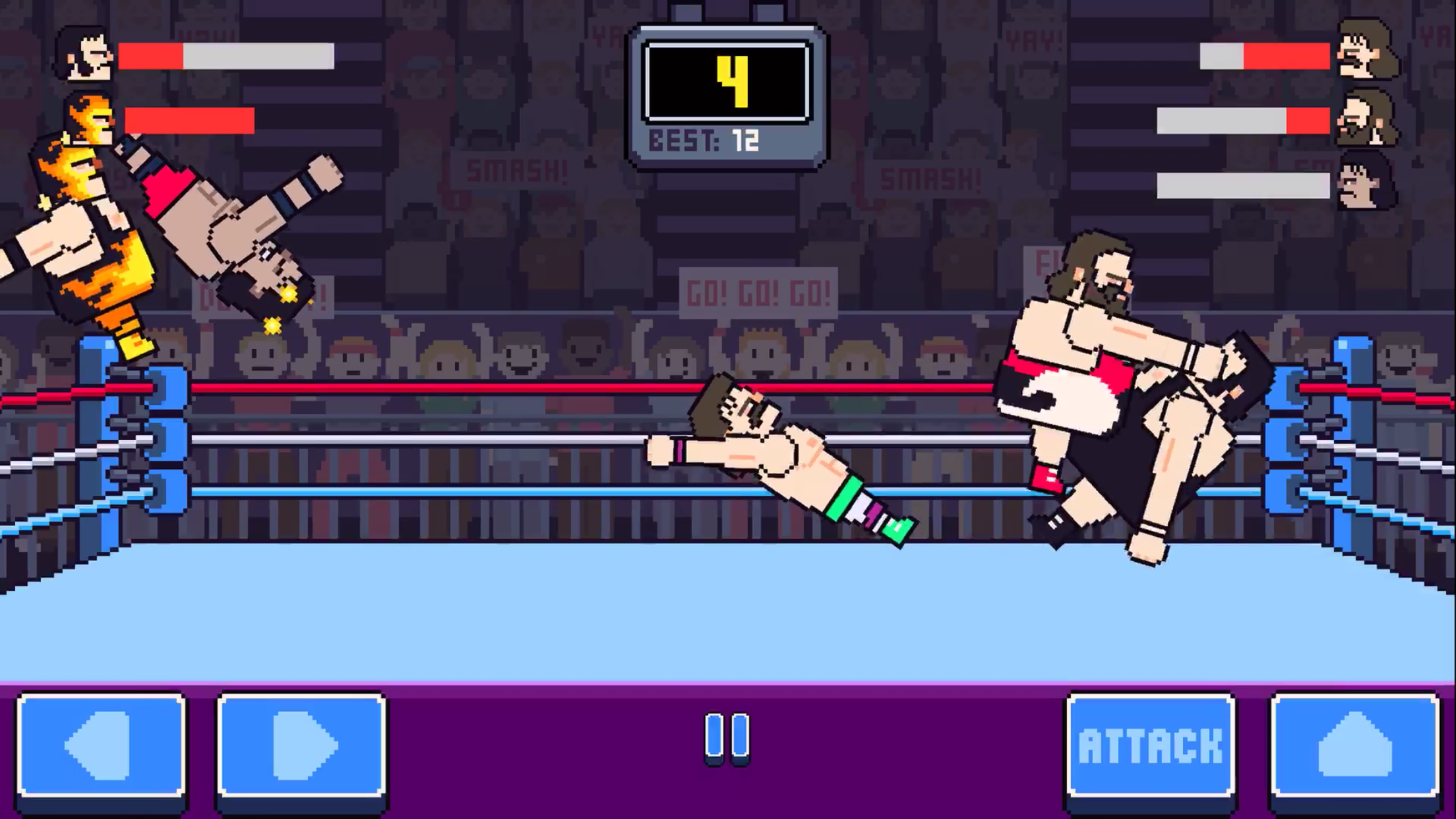 اسکرین شات 1 بازی Rowdy Wrestling
