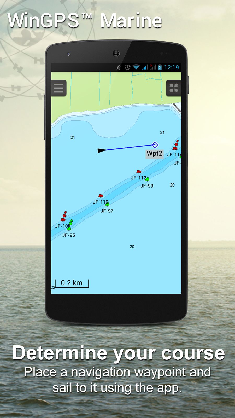 اسکرین شات 2 برنامه WinGPS™ Marine