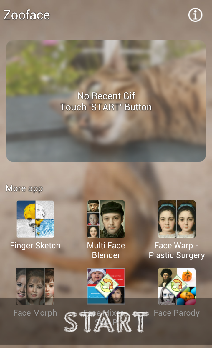 اسکرین شات 5 برنامه Zooface - GIF Animal Morph