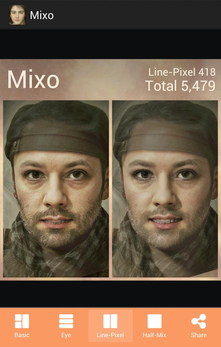 اسکرین شات 5 برنامه Mixo - Face affinity score