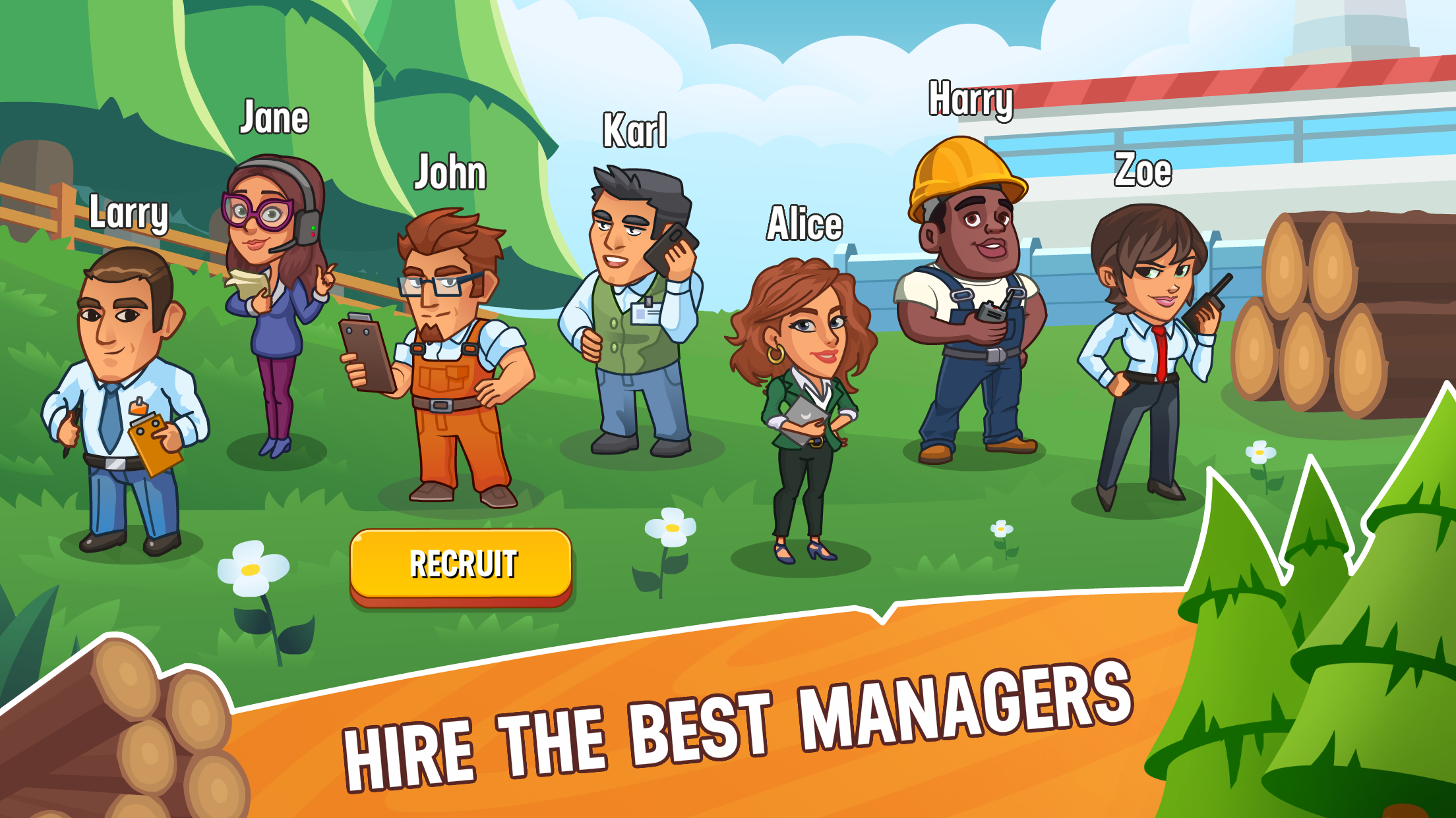 اسکرین شات 3 بازی Lumber Inc Tycoon