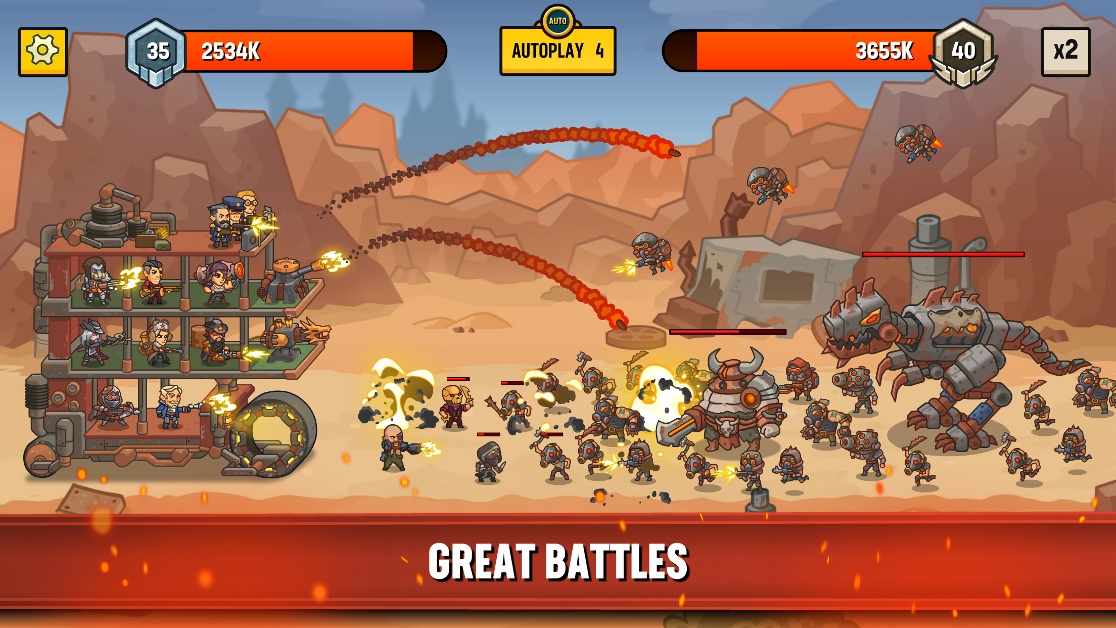 اسکرین شات 4 بازی Steampunk Camp Defense