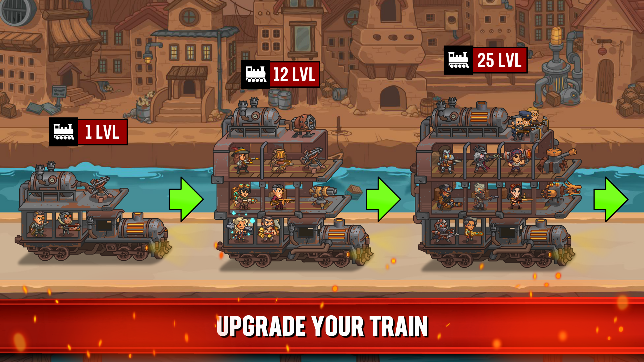 اسکرین شات 2 بازی Steampunk Camp Defense