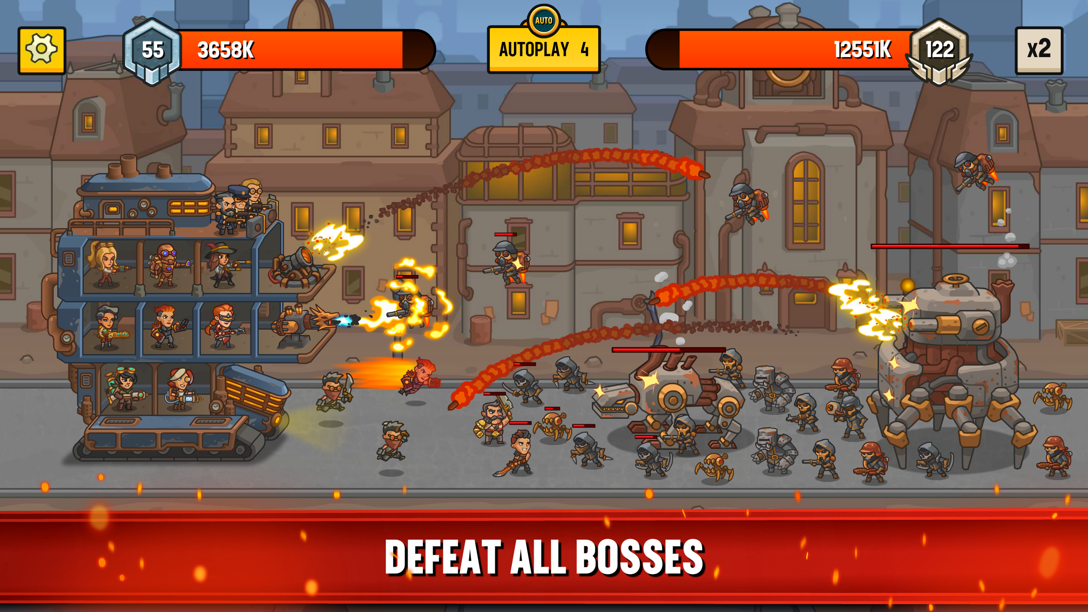 اسکرین شات 5 بازی Steampunk Camp Defense