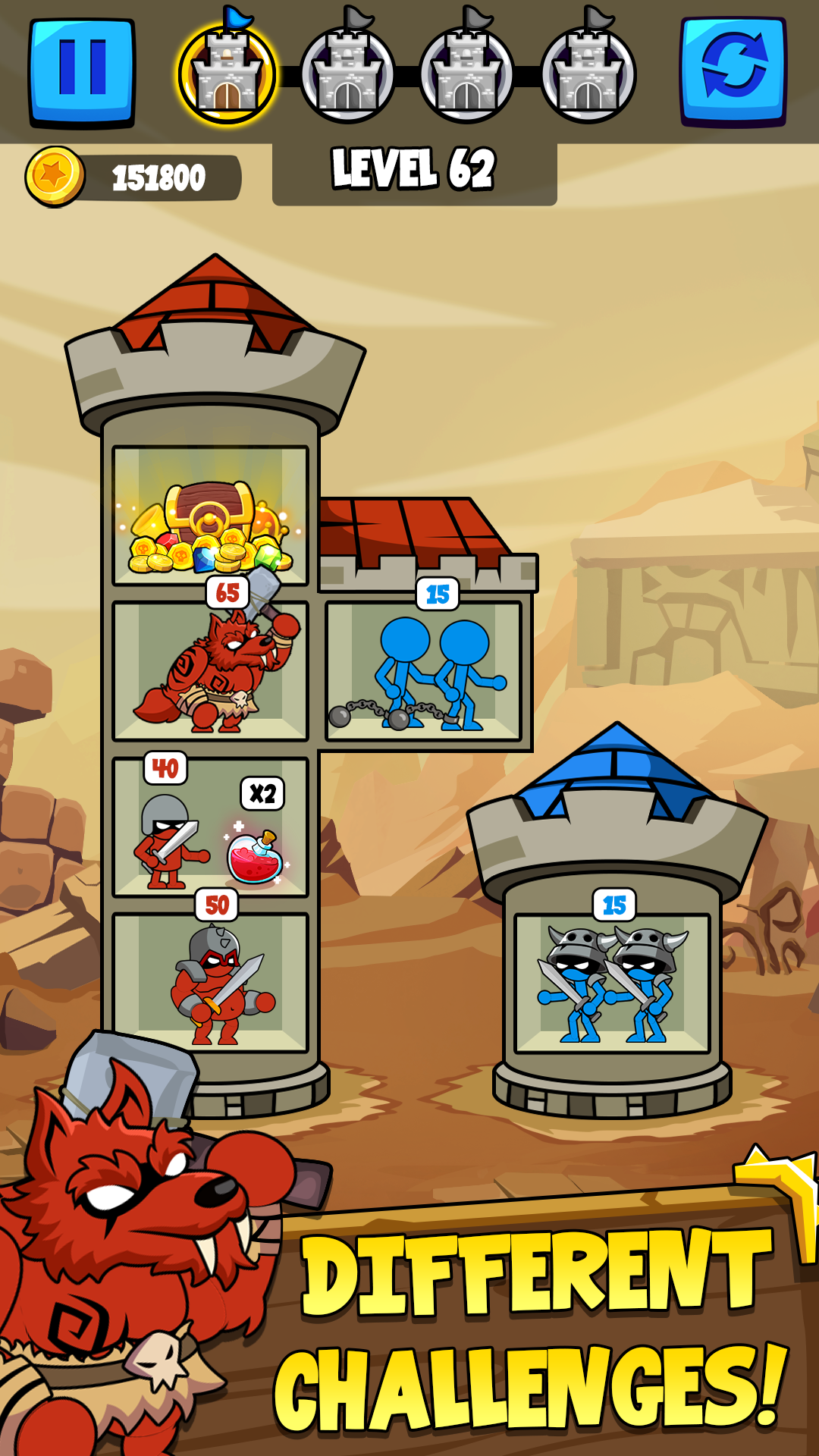 اسکرین شات 2 بازی Stick Army Battle