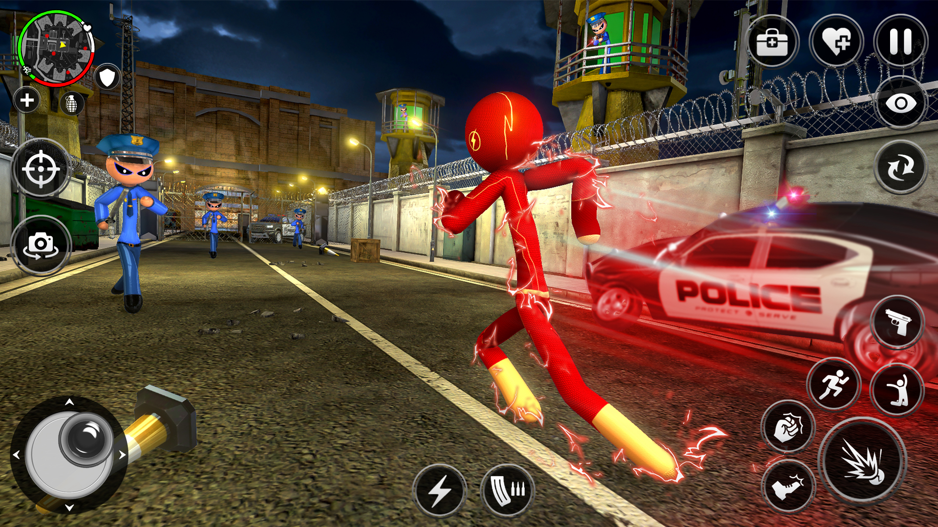 اسکرین شات 4 بازی Spider Stick Hero Prison Break