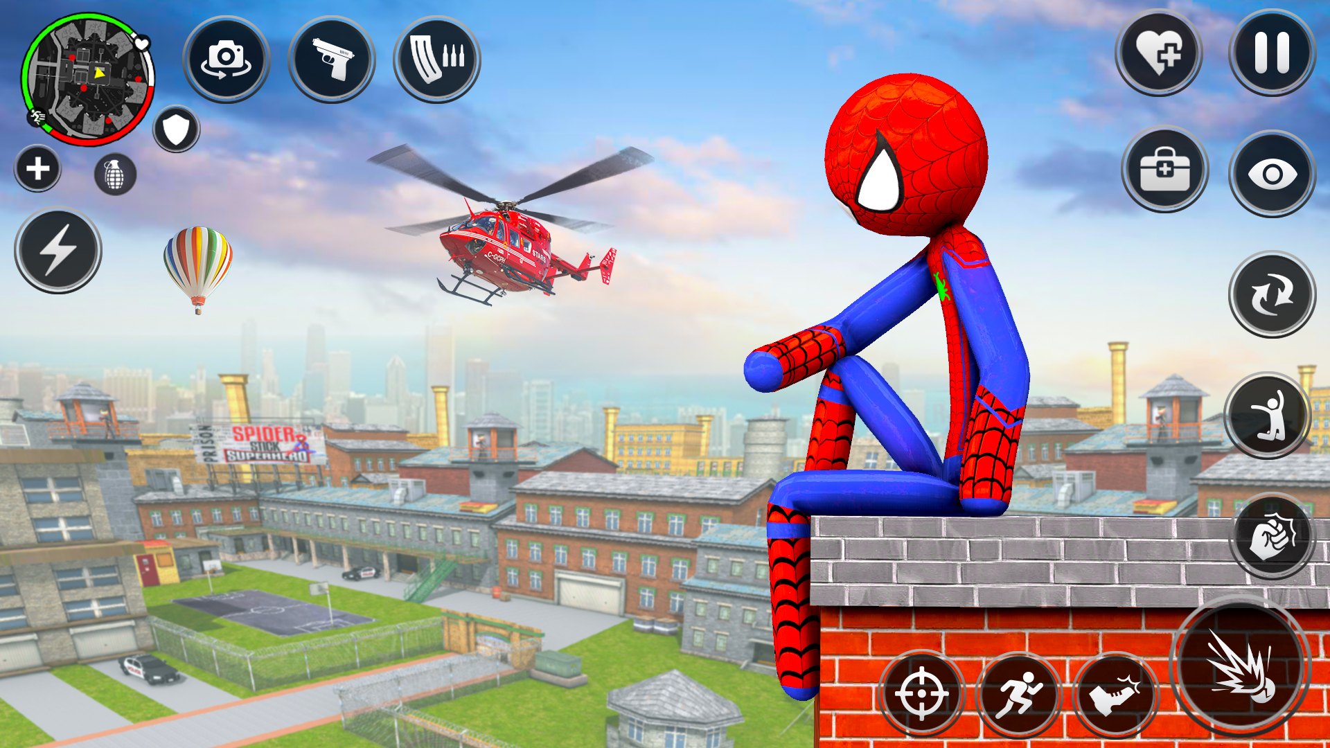 اسکرین شات 2 بازی Spider Stick Hero Prison Break