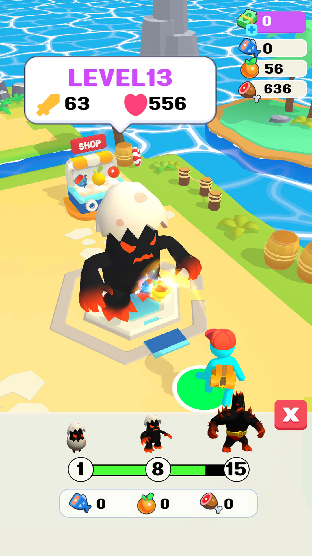 اسکرین شات 2 بازی Monster Evolution Run & Battle